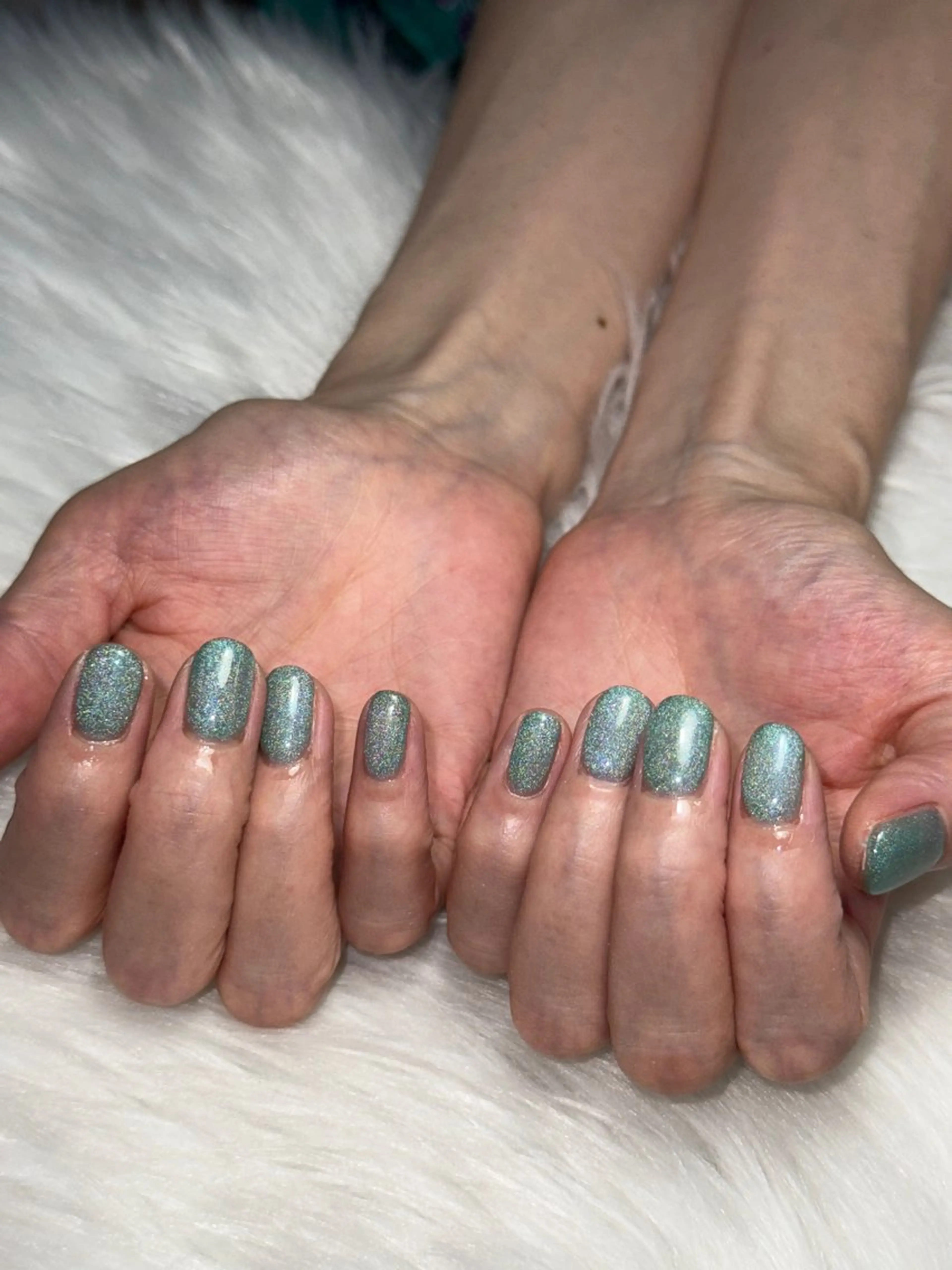 ネイル マグネットネイル Momoka 🍑🎀のネイルデザイン