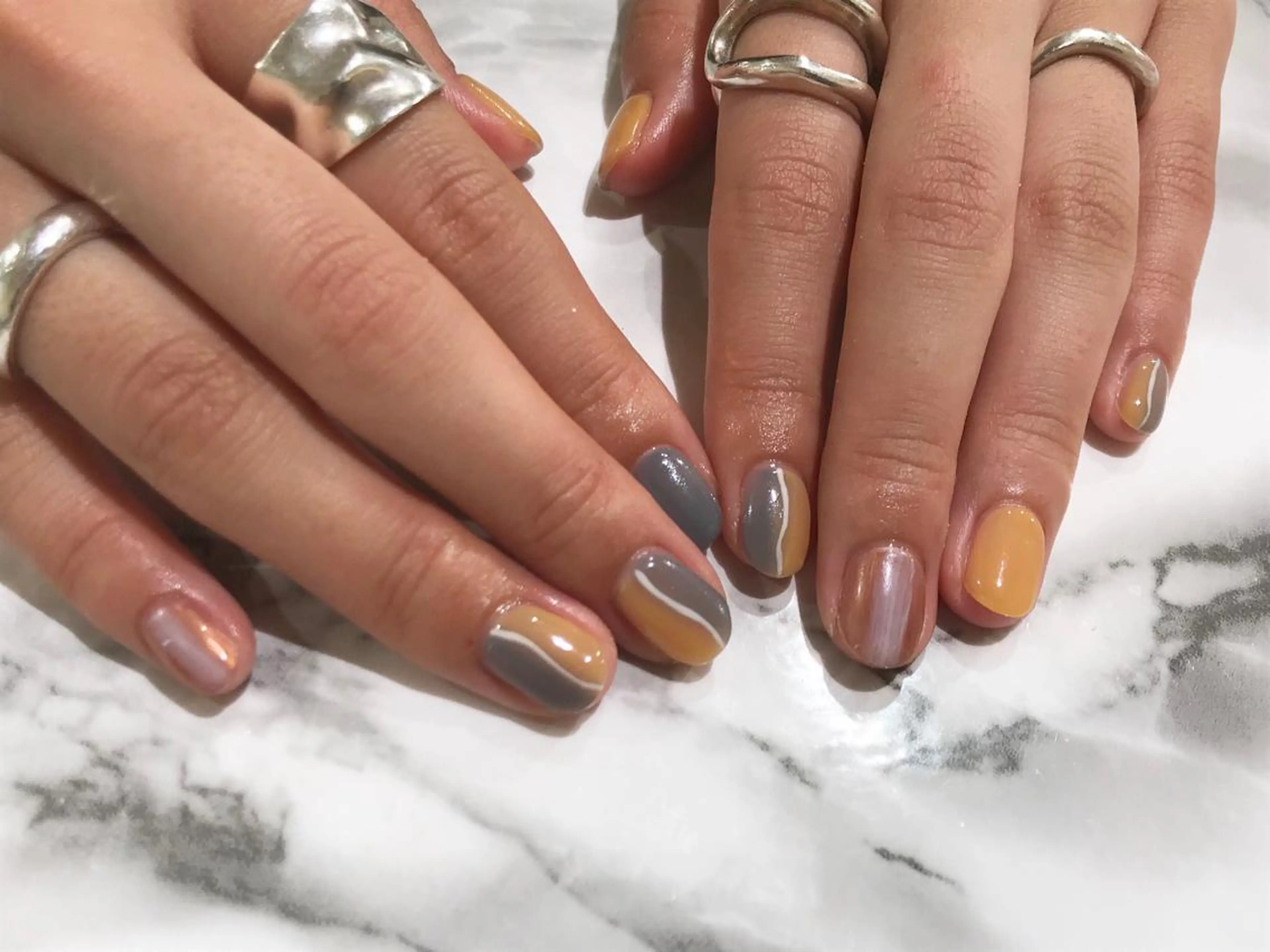 ネイル 舞田 苑香のネイルデザイン