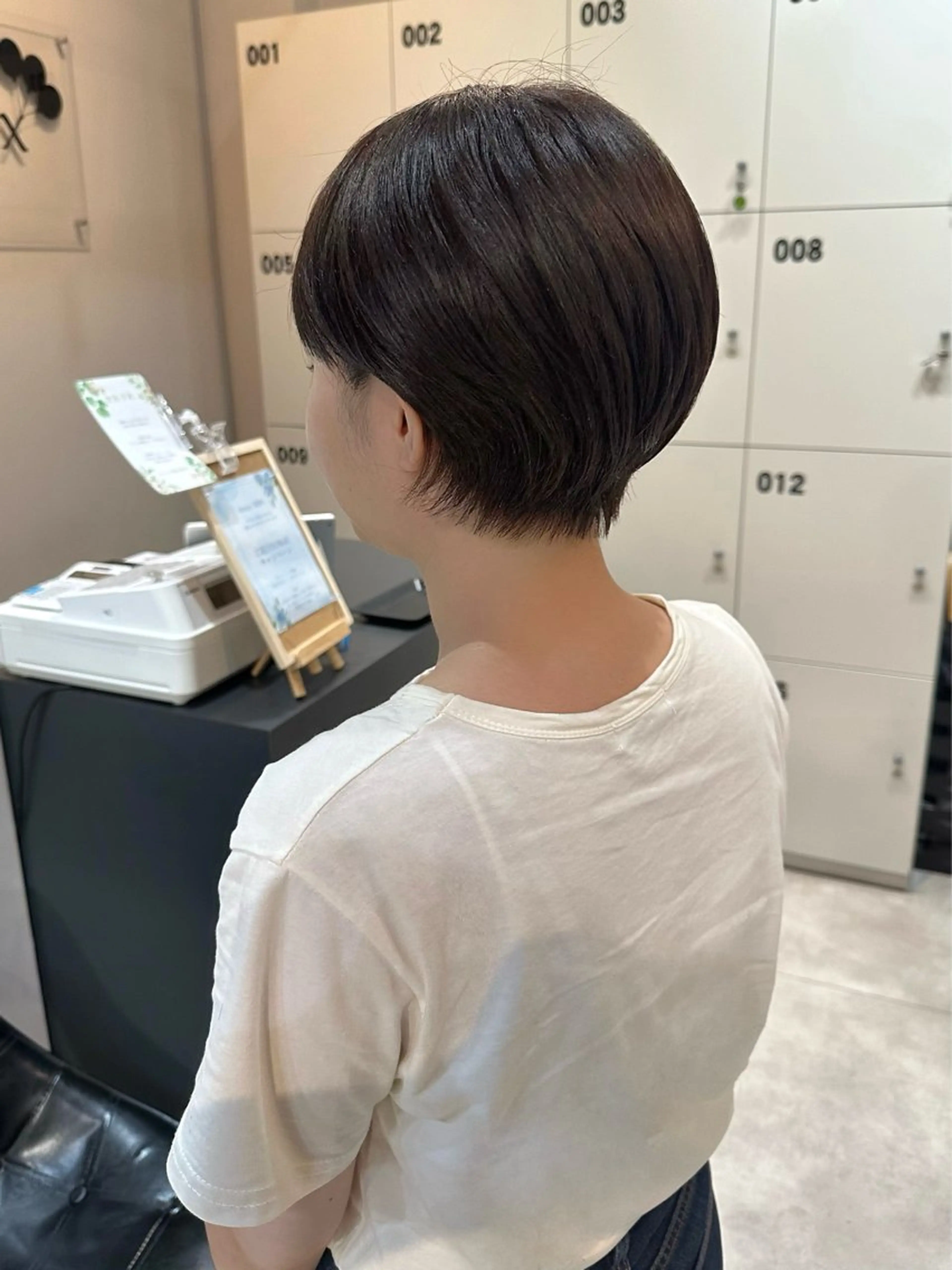 ショート カラー カット ヘアカラー トリートメント 透明感カラー/ボブ /佐藤伶のヘアスタイル