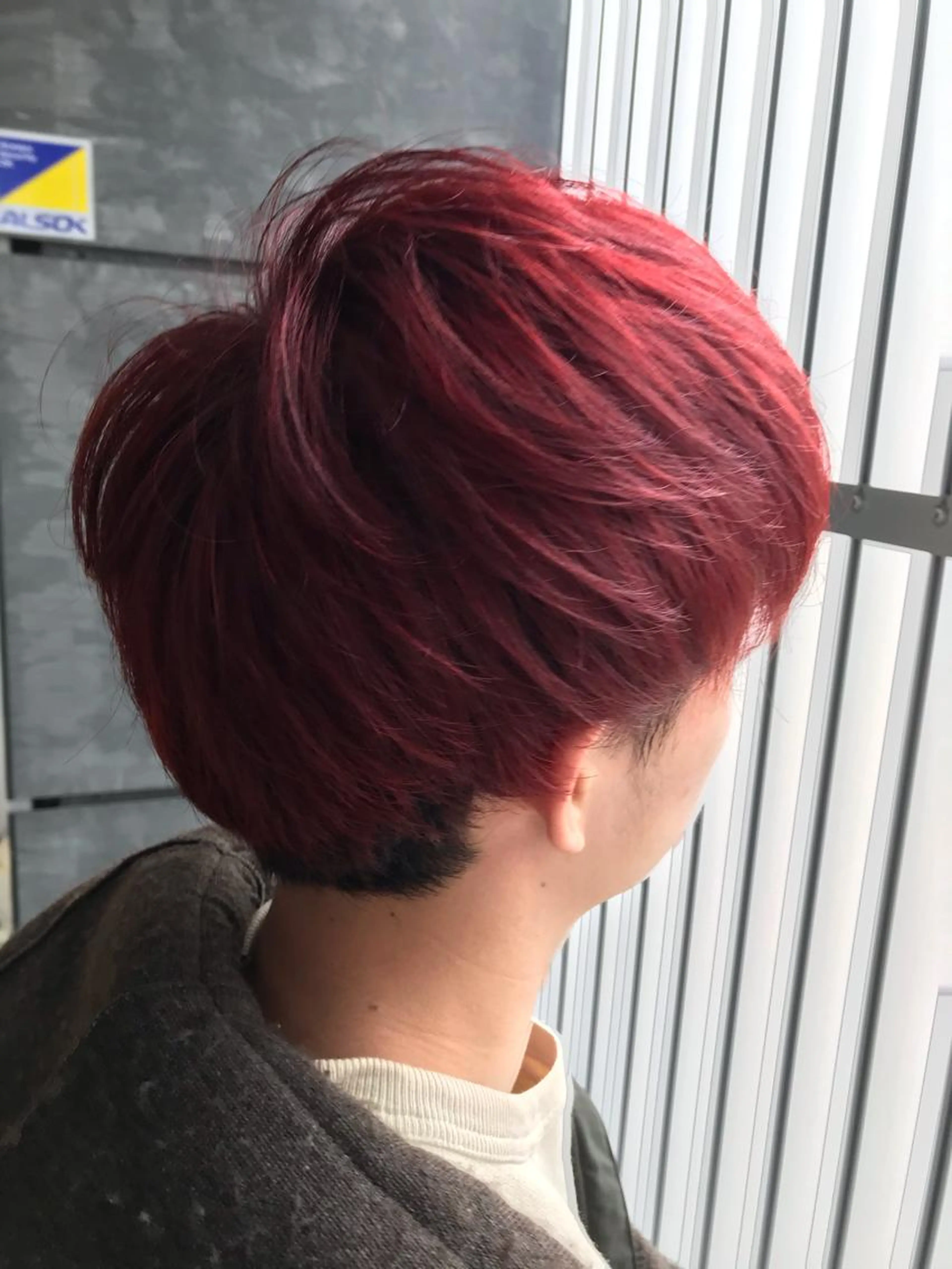 メンズ似合わせカット＋ケアブリーチ込みのダブルカラー＋ナノスチームヘアケアトリートメントの写真