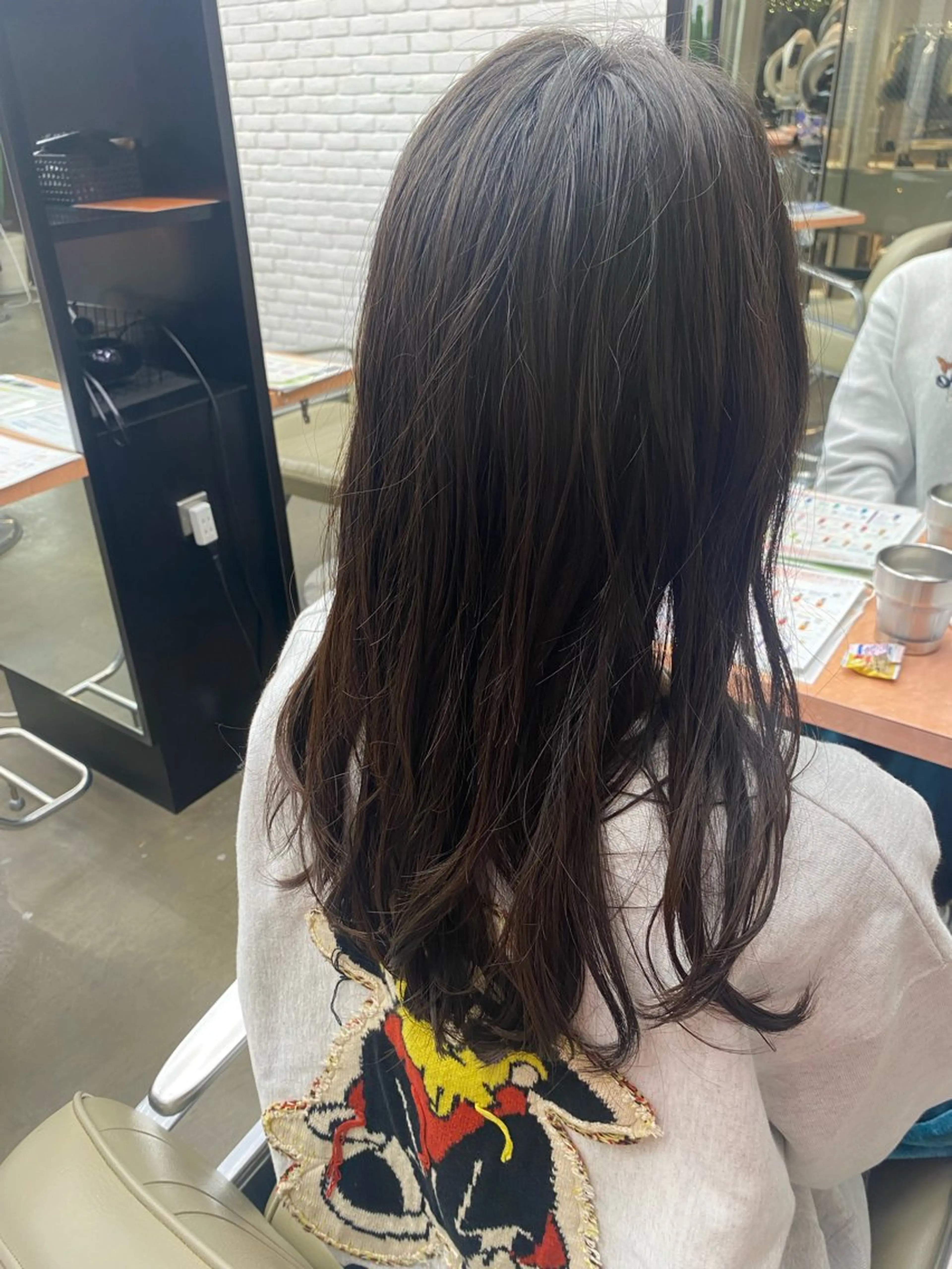 ミディアム パーマ ミディアムパーマ DIFINOaoyama所属・🎧ayaka/ボブ /透明感カラー🩵のヘアスタイル