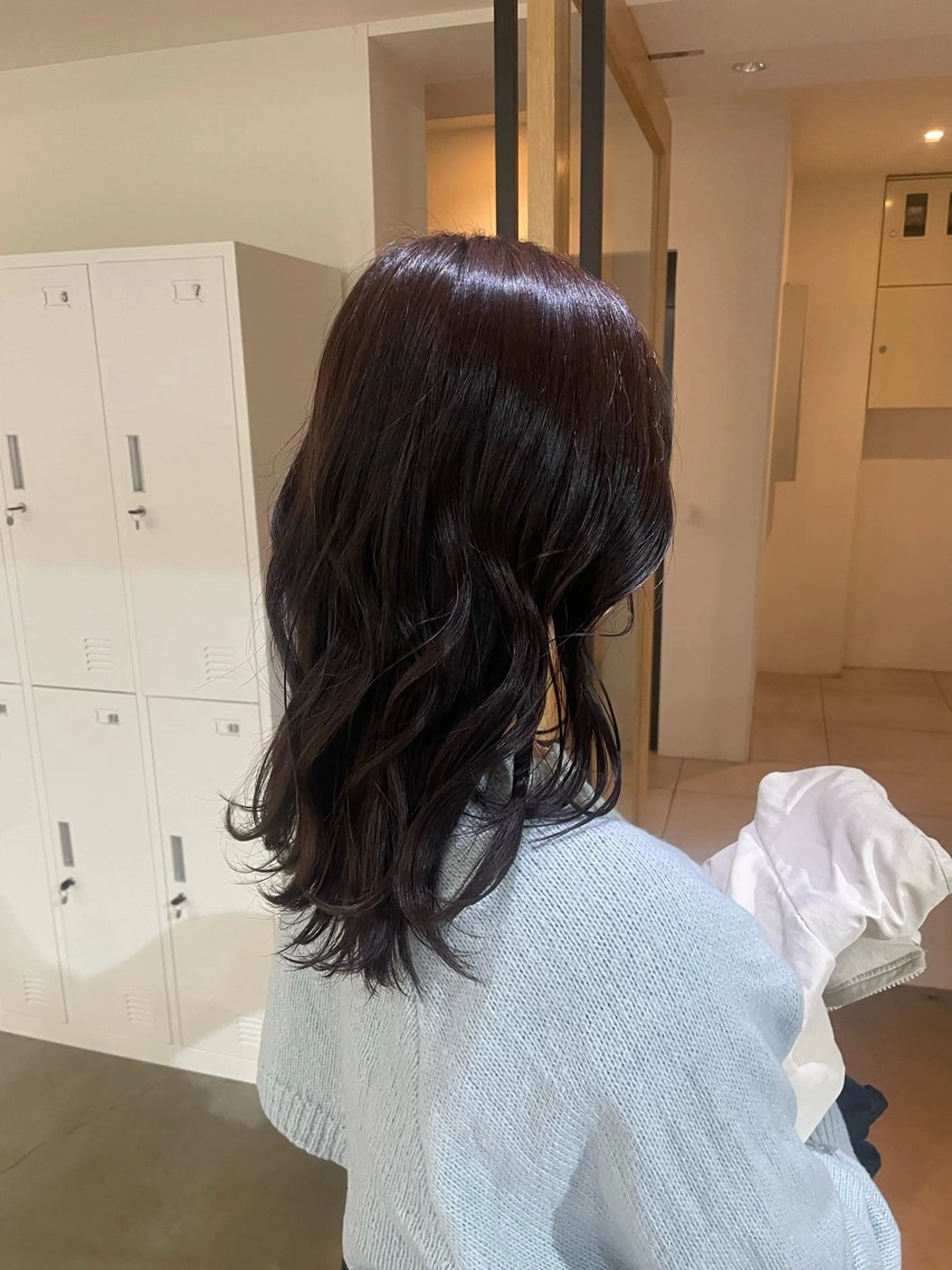 ミディアム カラー ブラウンカラー Yucca/ モモコのヘアスタイル