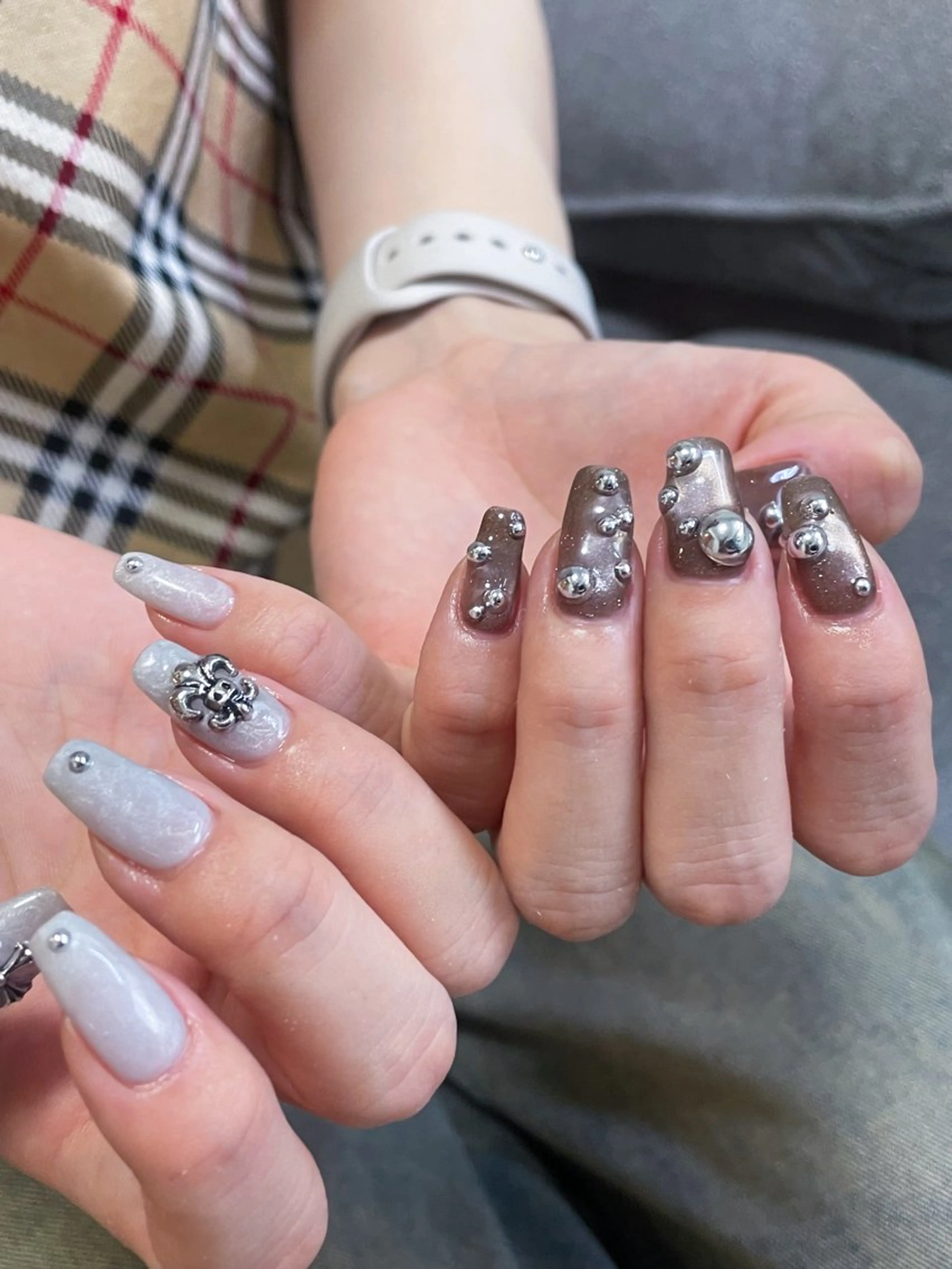 ネイル フラッシュネイル キラキラネイル マグネットネイル anny ／あにのネイルデザイン