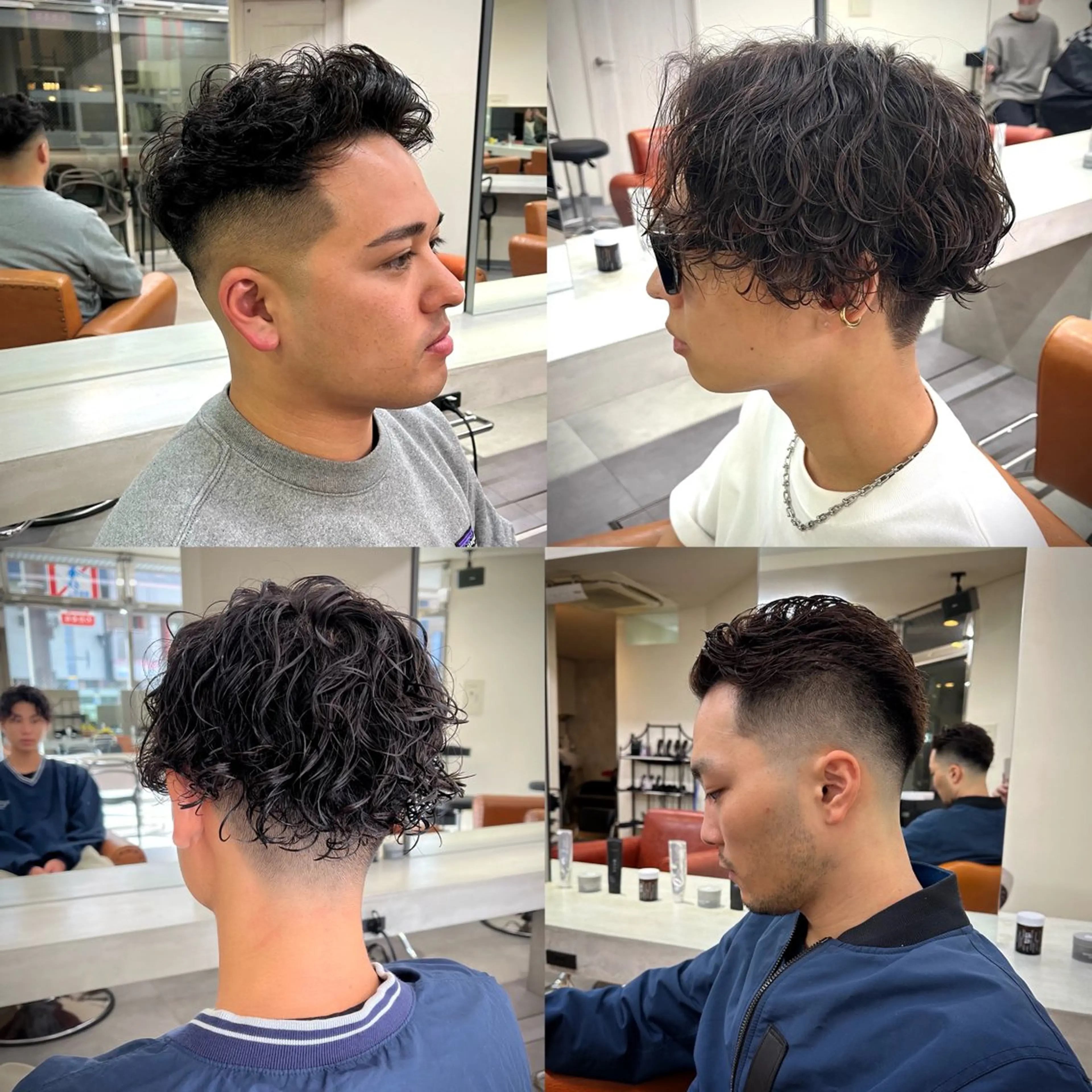 パーマ メンズ メンズパーマ スペインカール 波巻きパーマ 京都駅メンズカット/ パーマ/Keigoのヘアスタイル