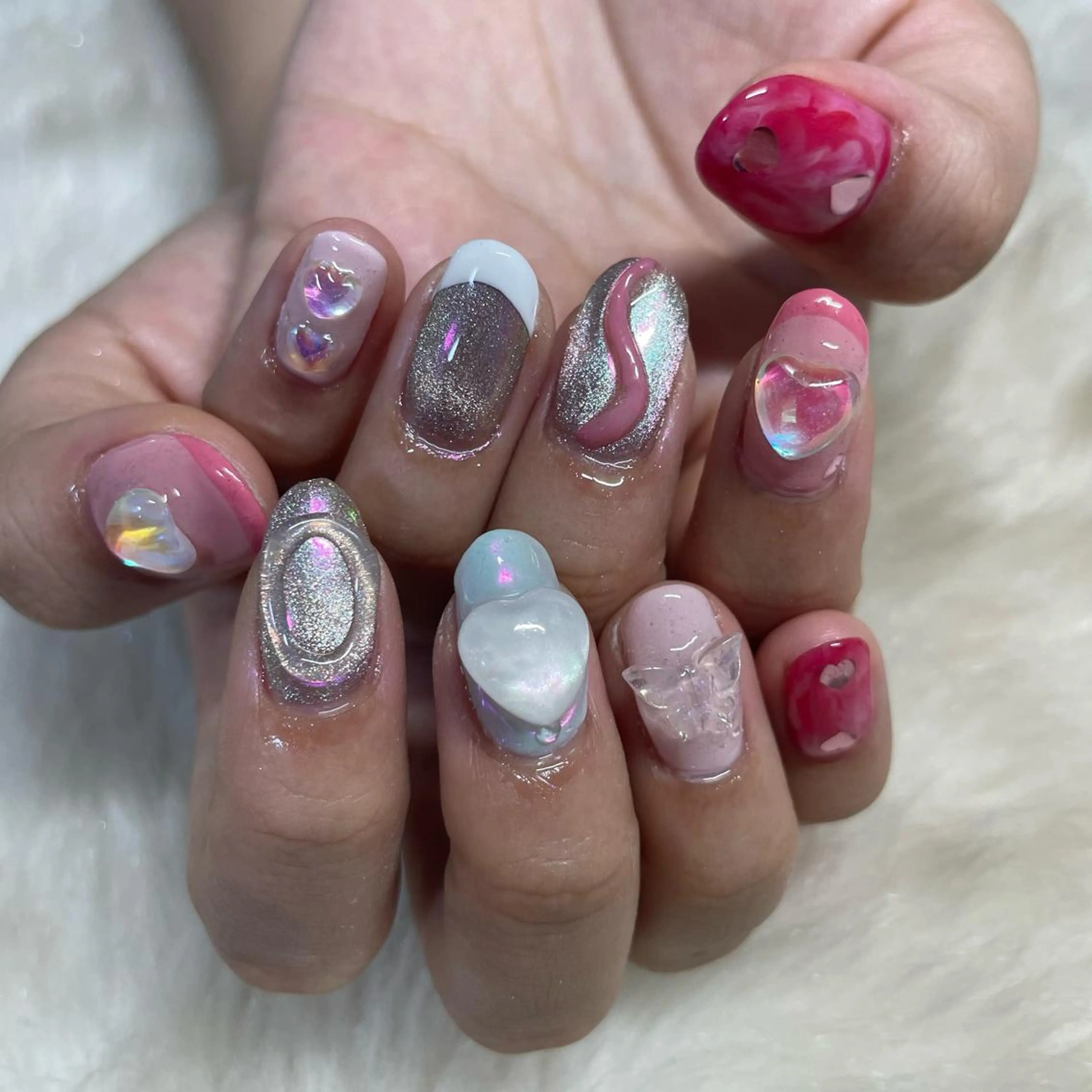 ネイル ハンドネイル 黒川 実祐のネイルデザイン