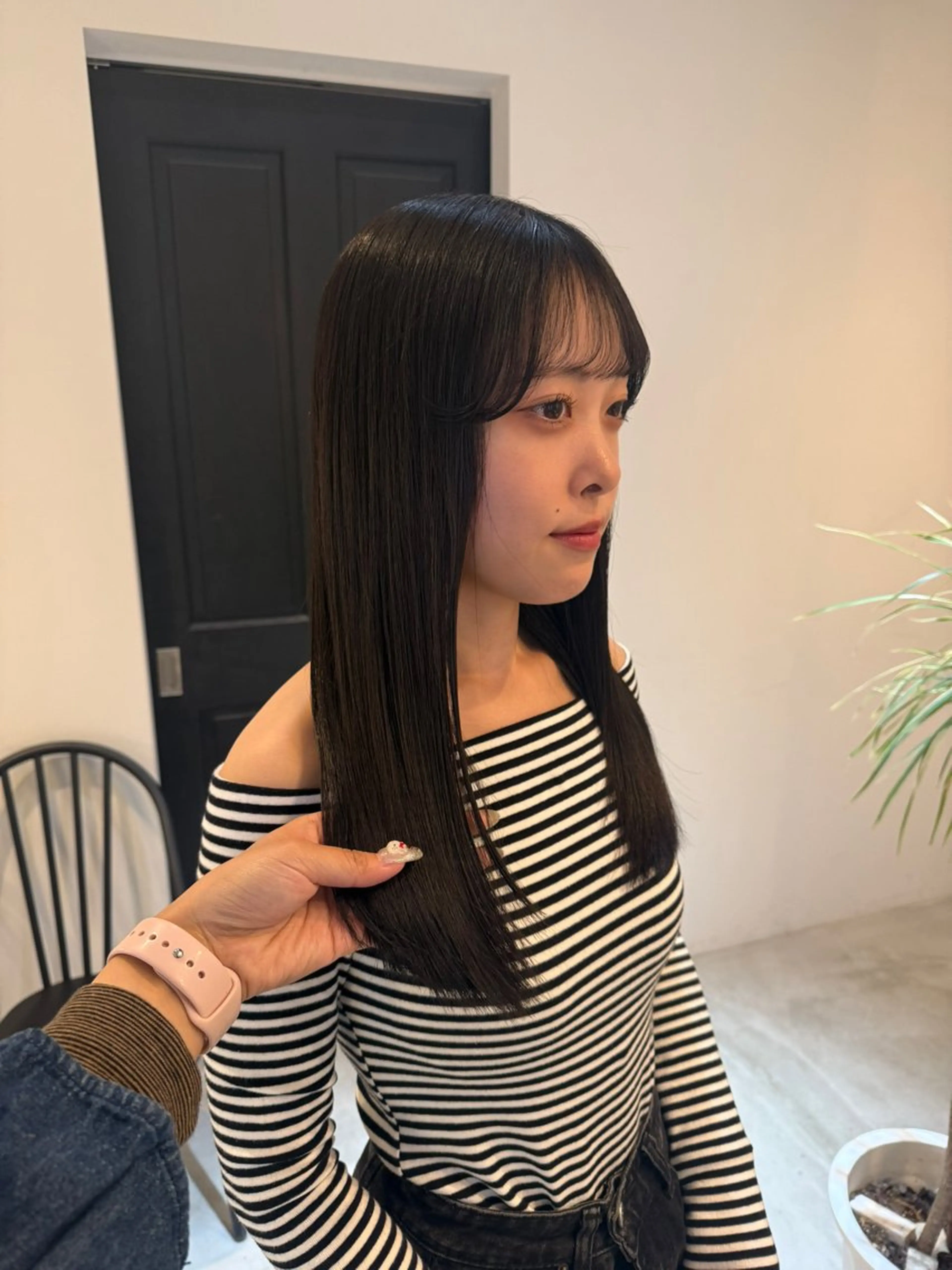 セミロング ヘアカラー ALLYS 渋谷店所属・最高級の艶のある カラーmei🎨のヘアスタイル