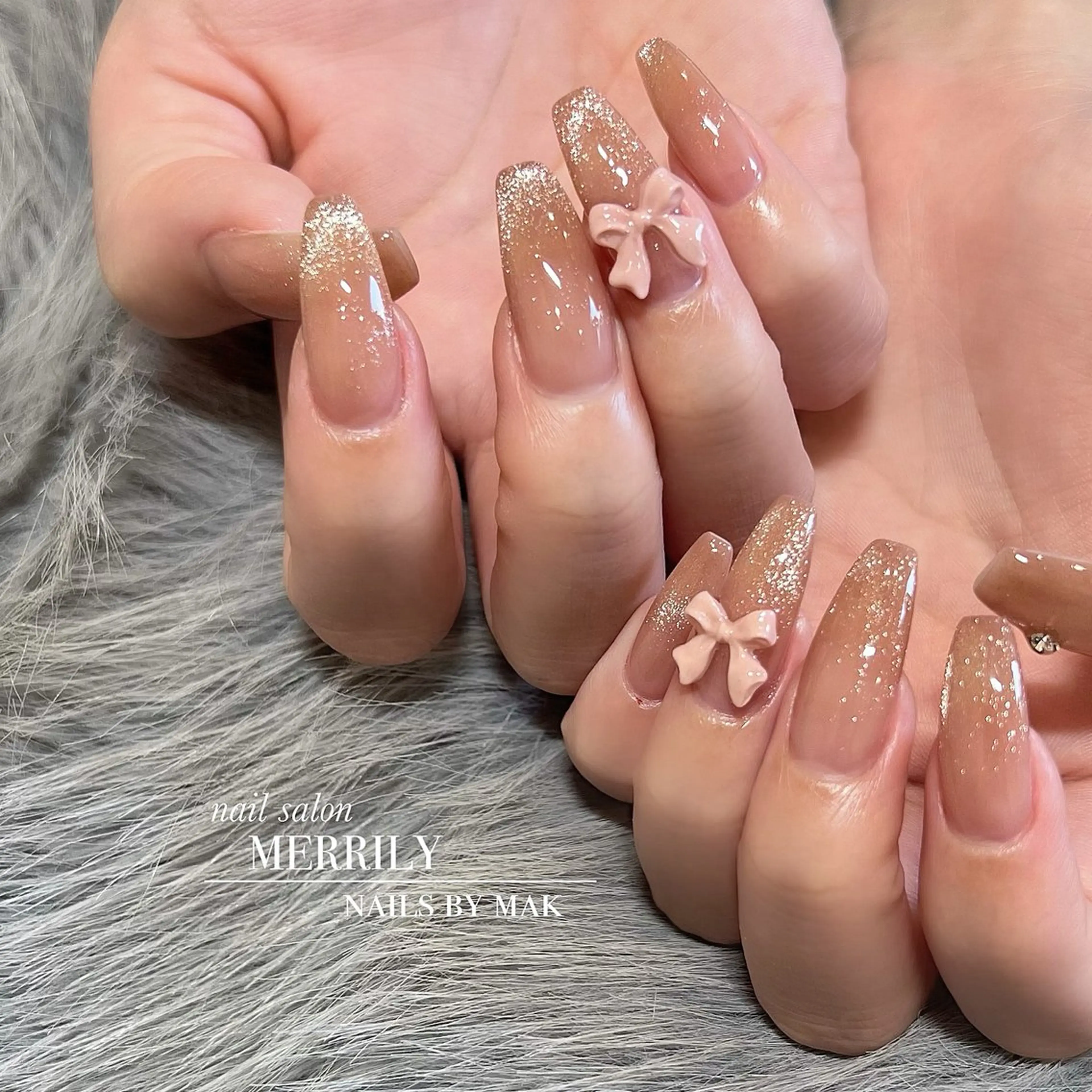 ネイル ガーリー シンプルネイル ハンドネイル salon de Chéli所属・salon de Cheliのネイルデザイン