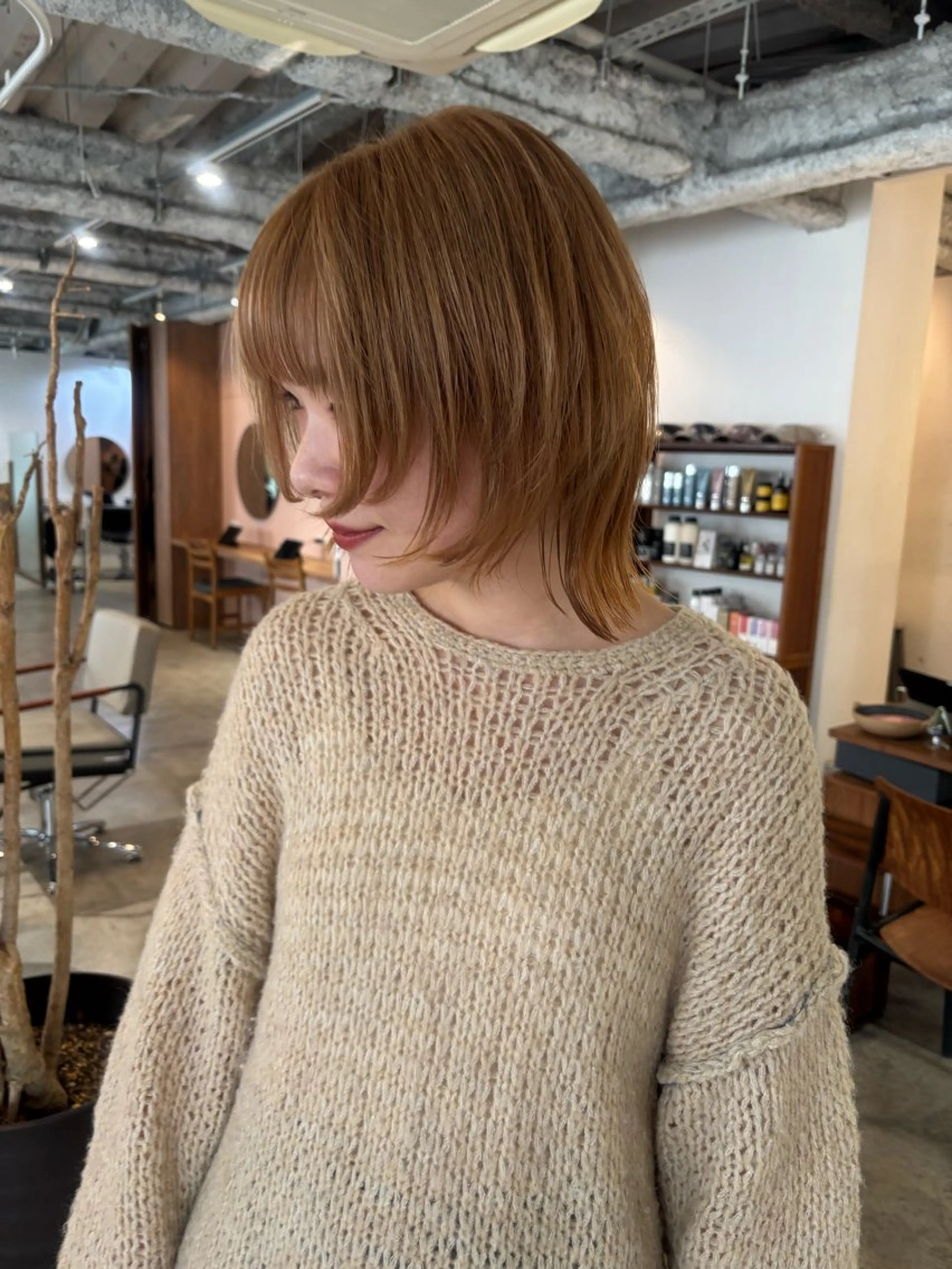 ショート カラー カット ヘアカラー トリートメント Hayashi Shioriのヘアスタイル