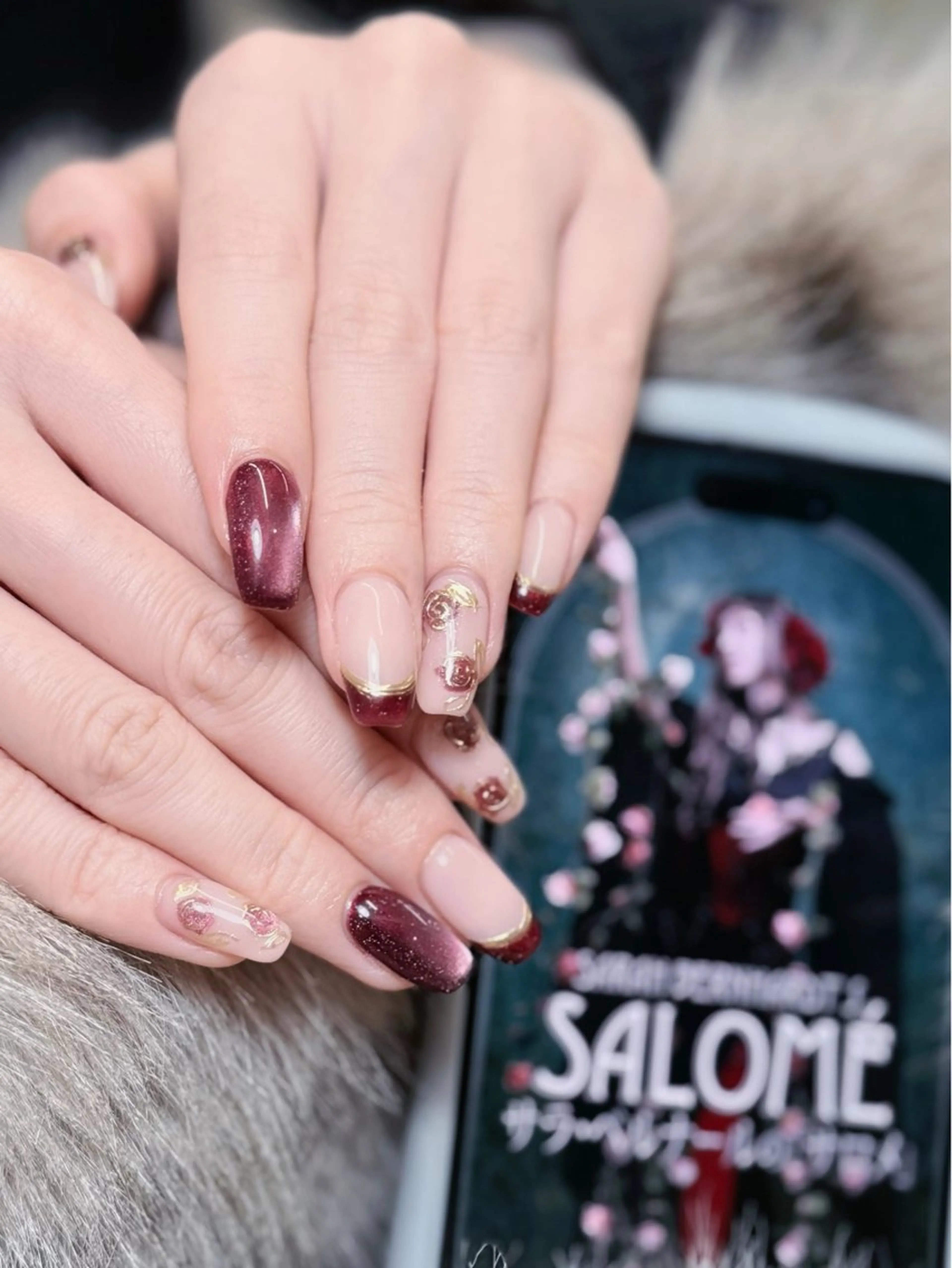 ネイル ハンドネイル グロー ネイルのネイルデザイン