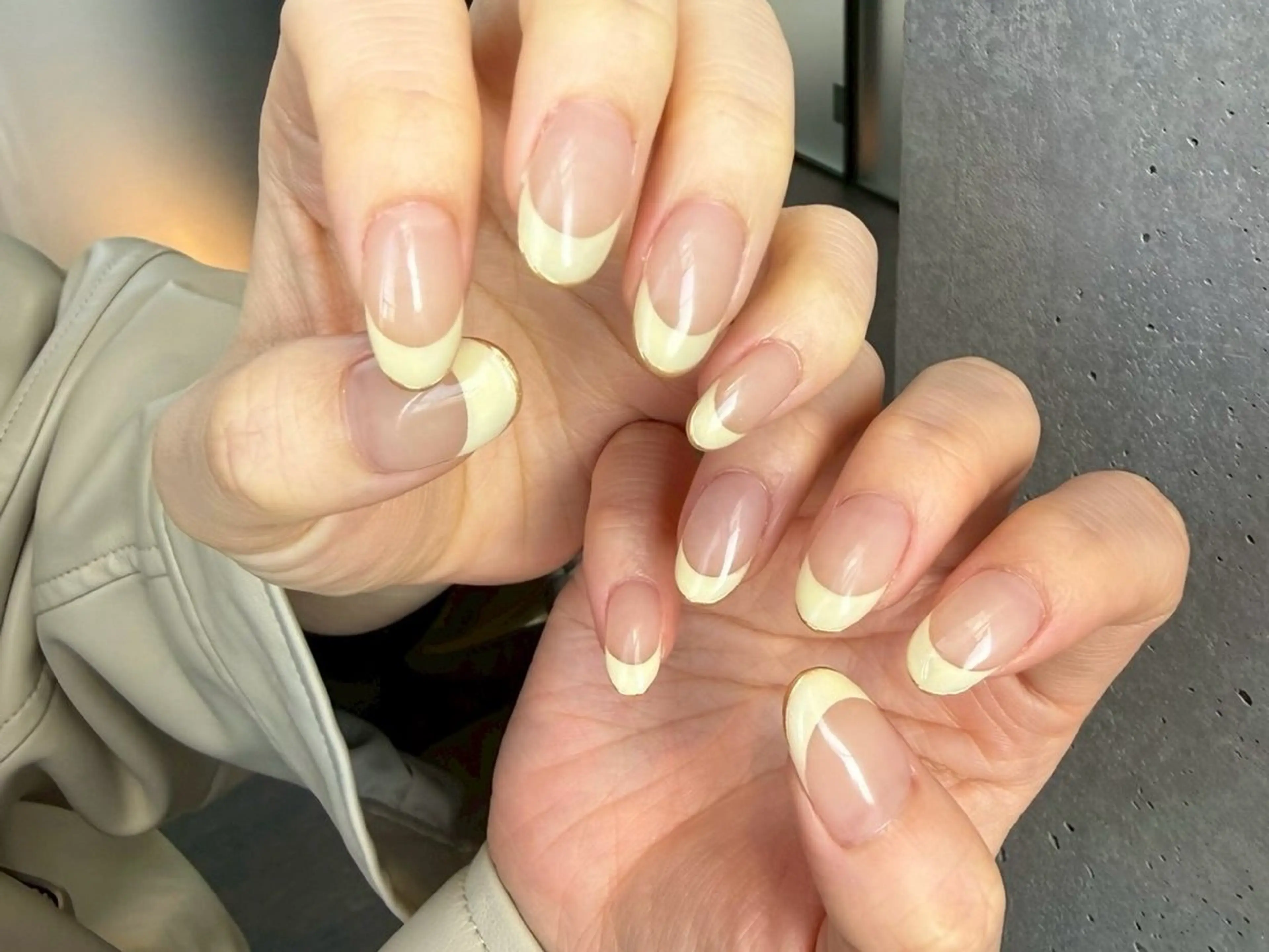 ネイル フレンチネイル Yu_me【ユーミー】所属・WATANABE HARUNAのネイルデザイン