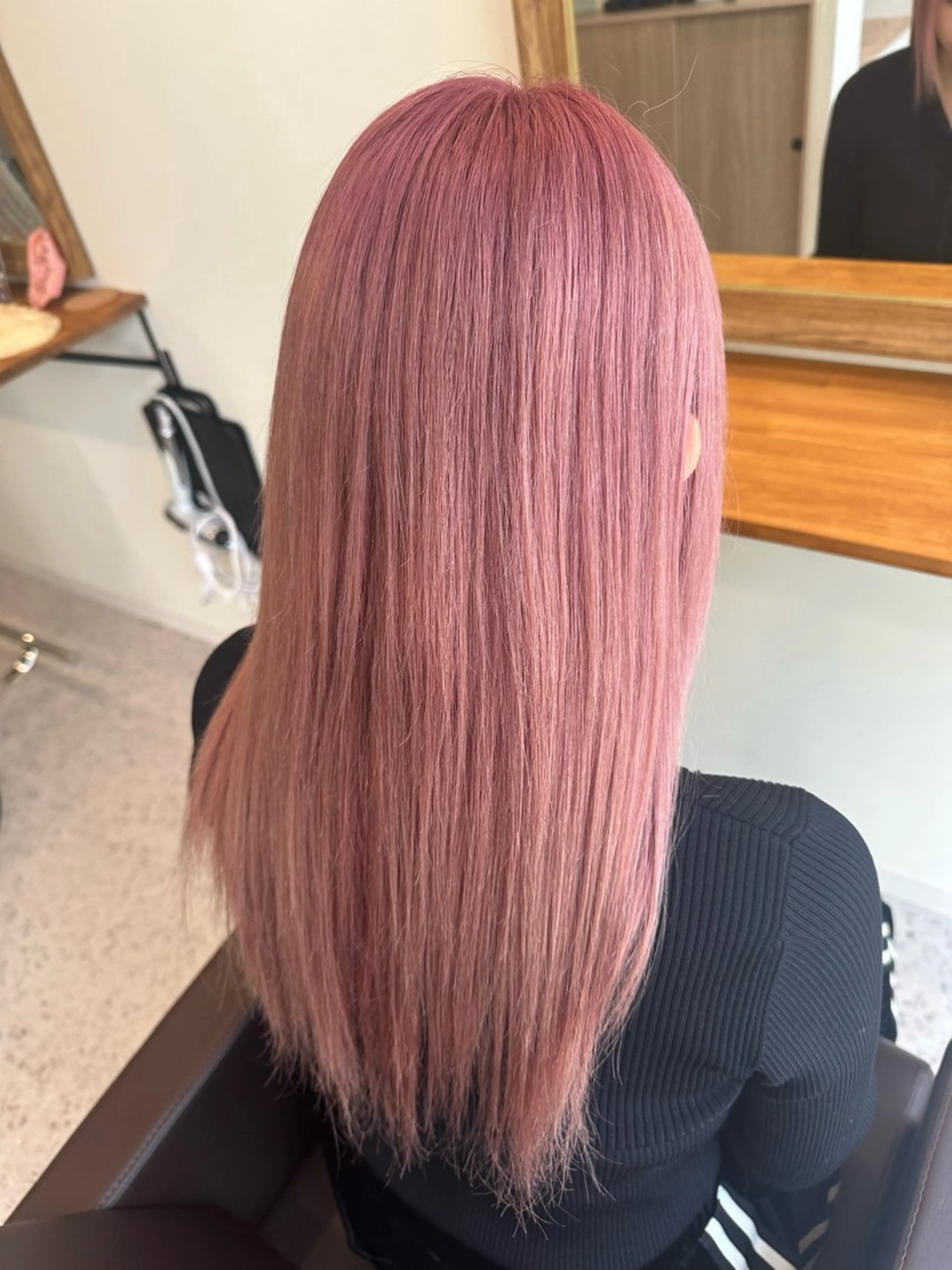 ロング カラー ピンクカラー モテ髪作ります✨ NAGISAのヘアスタイル