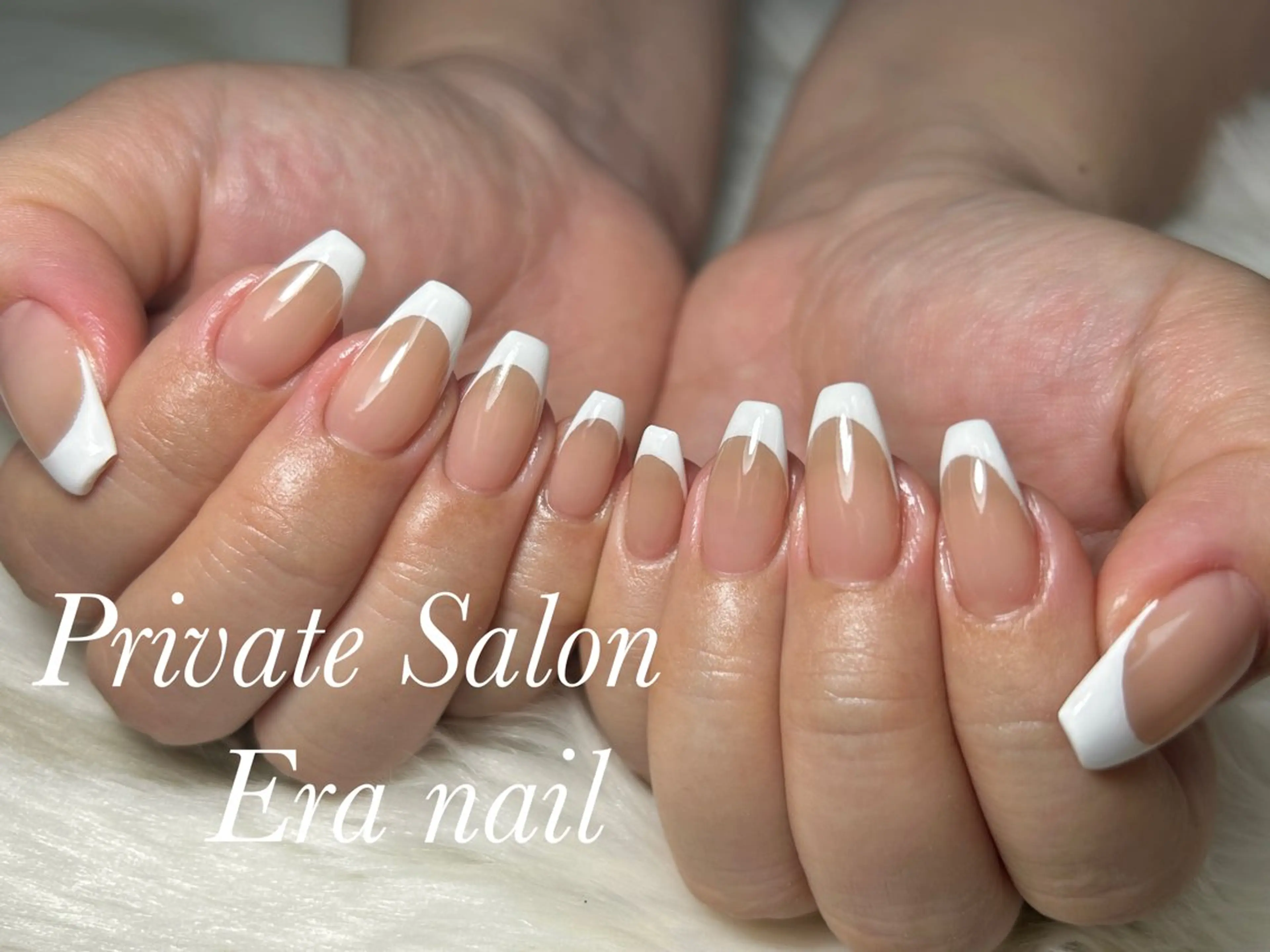 ネイル フレンチネイル ハンドネイル Era nailのネイルデザイン