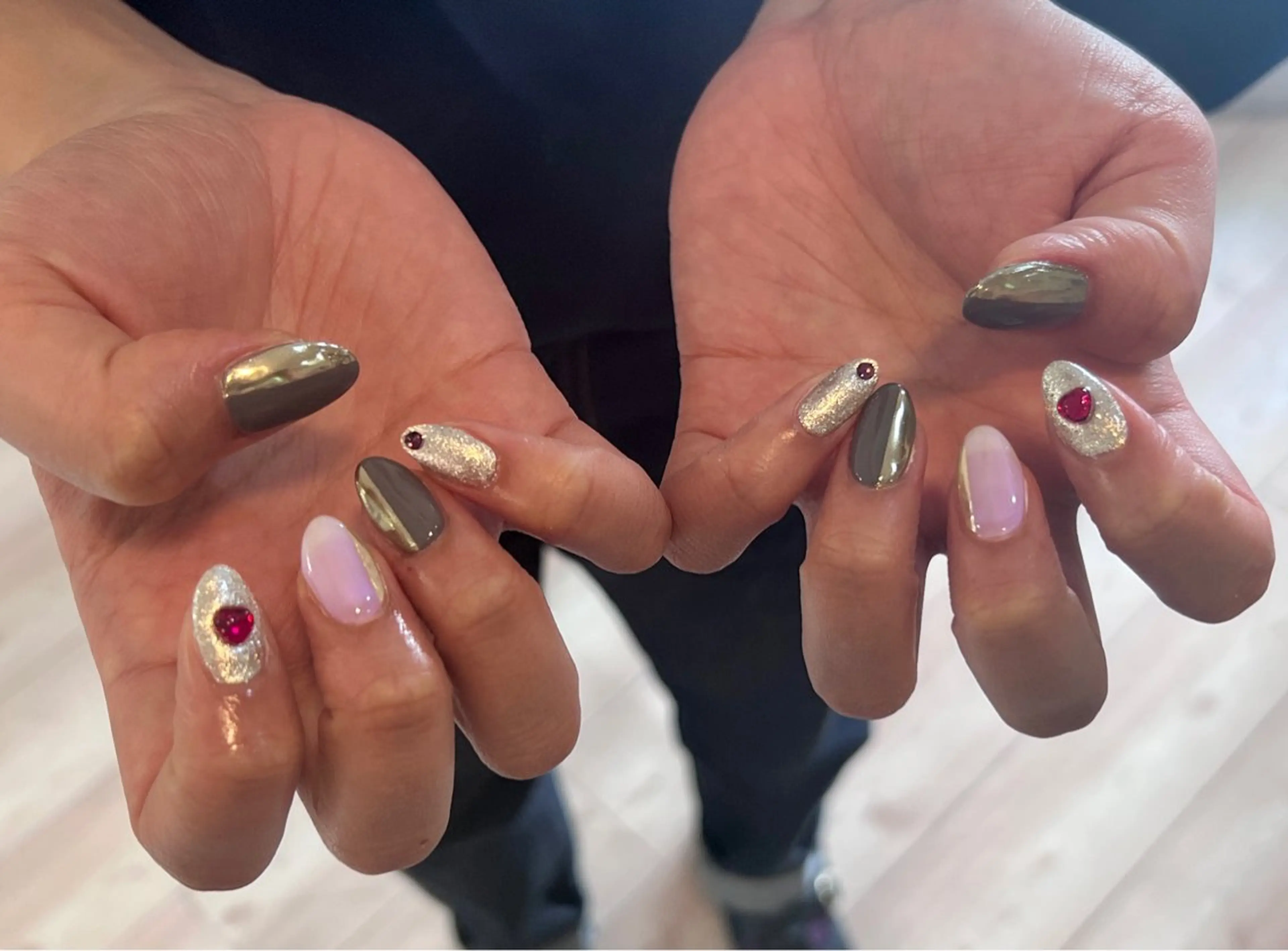 ネイル アートネイル いちじゅう あおいのネイルデザイン