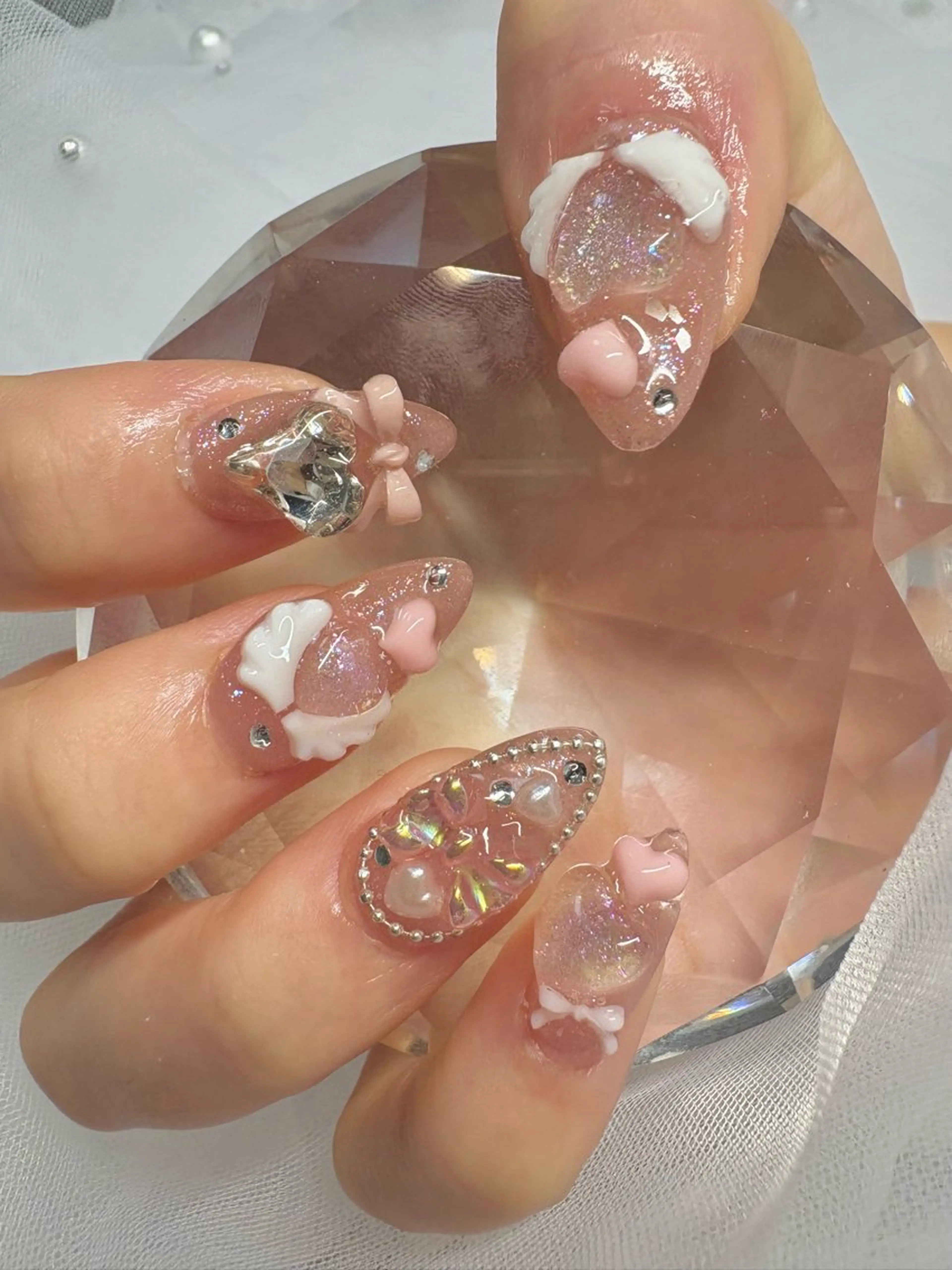 🎀定額デザイン🎀オフなし🌿パーツ盛り盛りコース🪽の写真