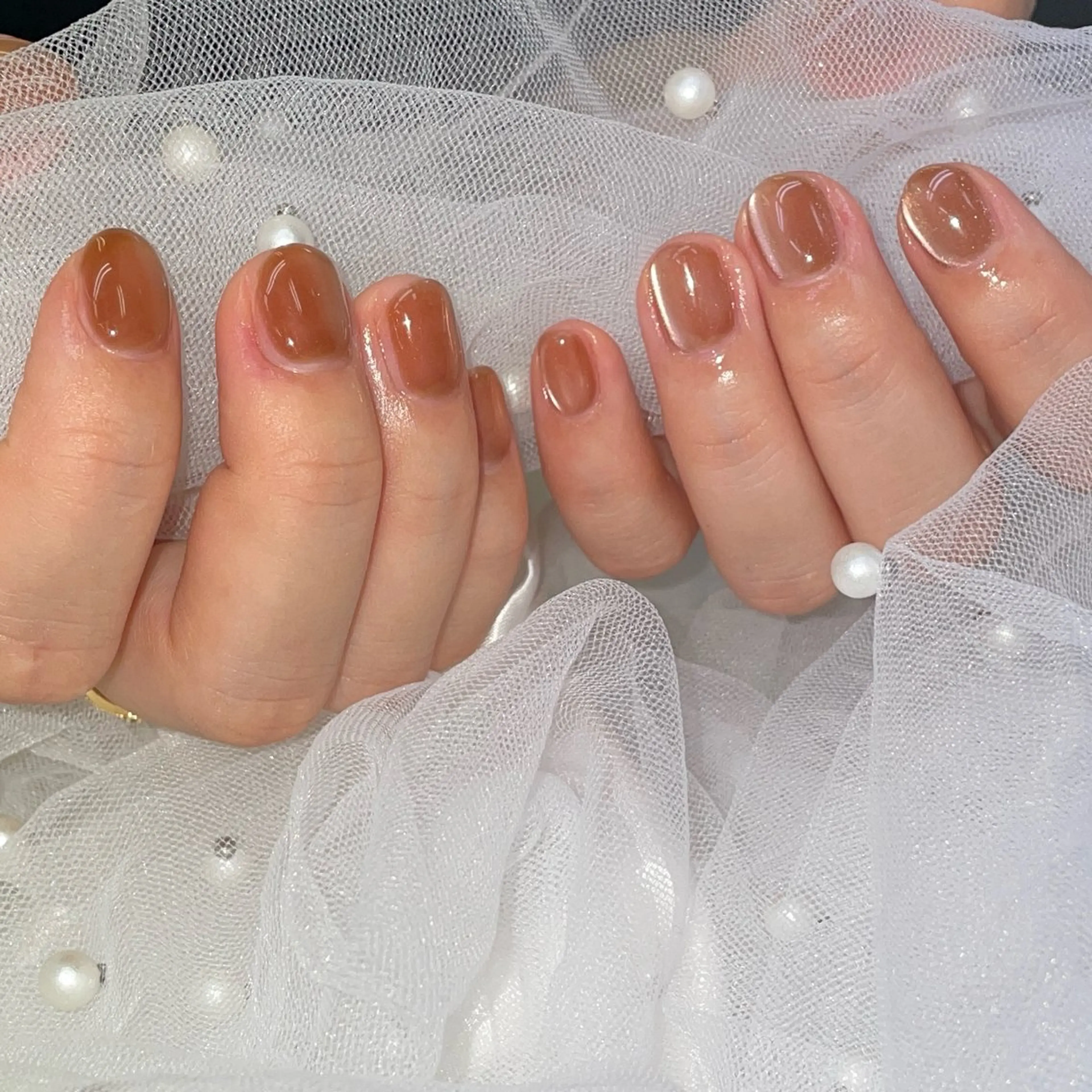 ネイル マグネットネイル ハンドネイル 友井川 綾華のネイルデザイン