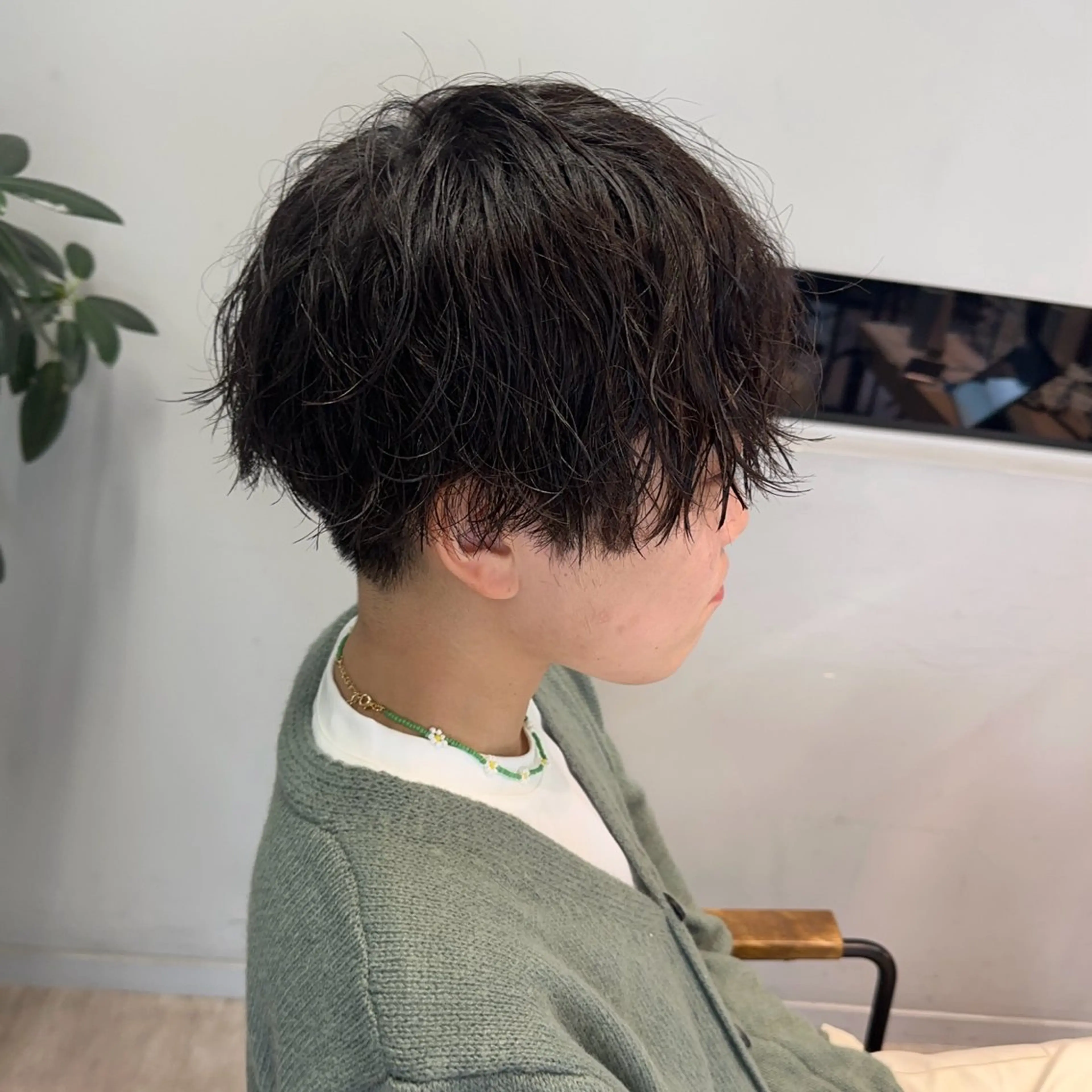 ショート パーマ yui 🎀 Men's 特化のヘアスタイル
