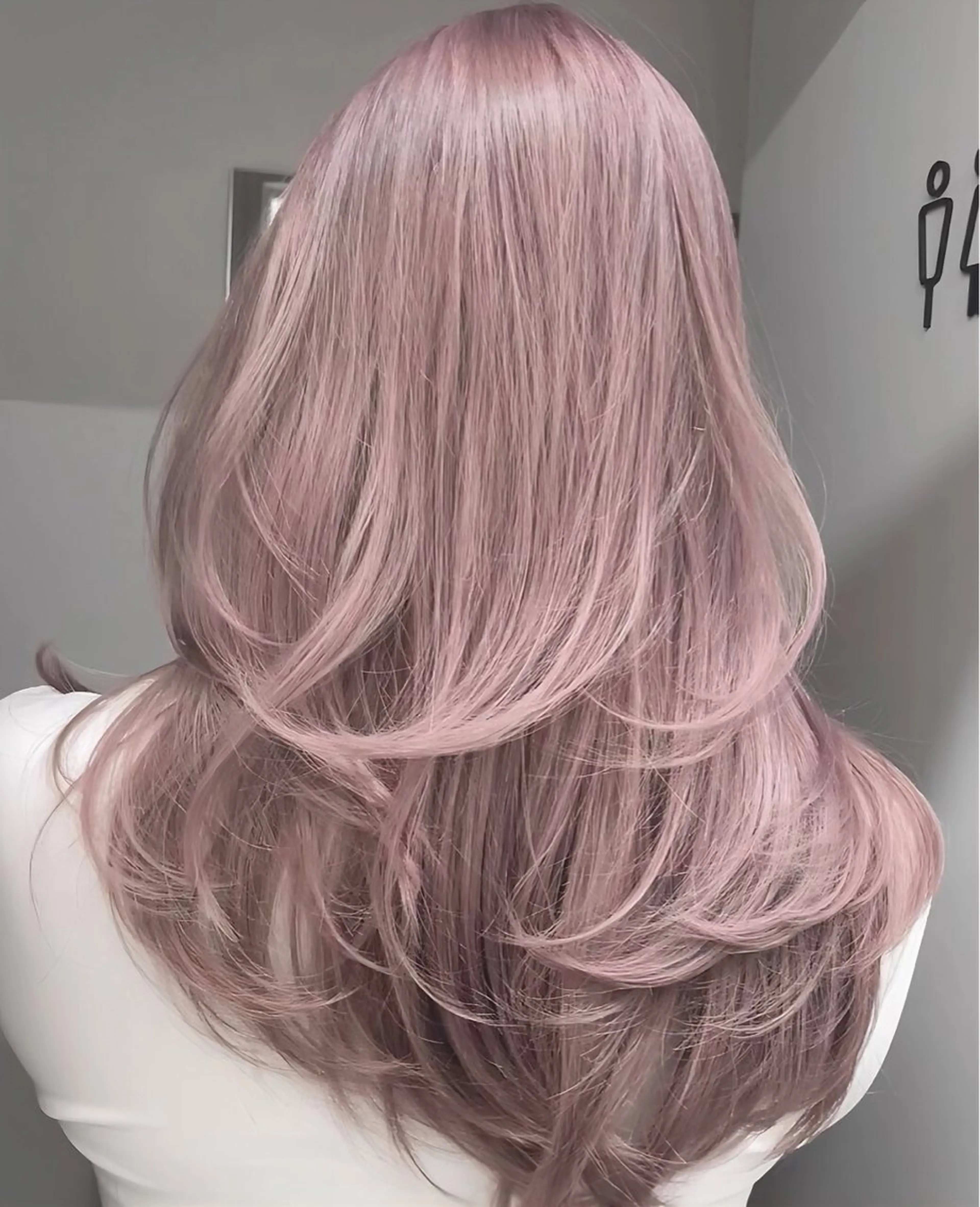 【美髪ハイトーン】美髪ケアWカラー¥13,000の写真