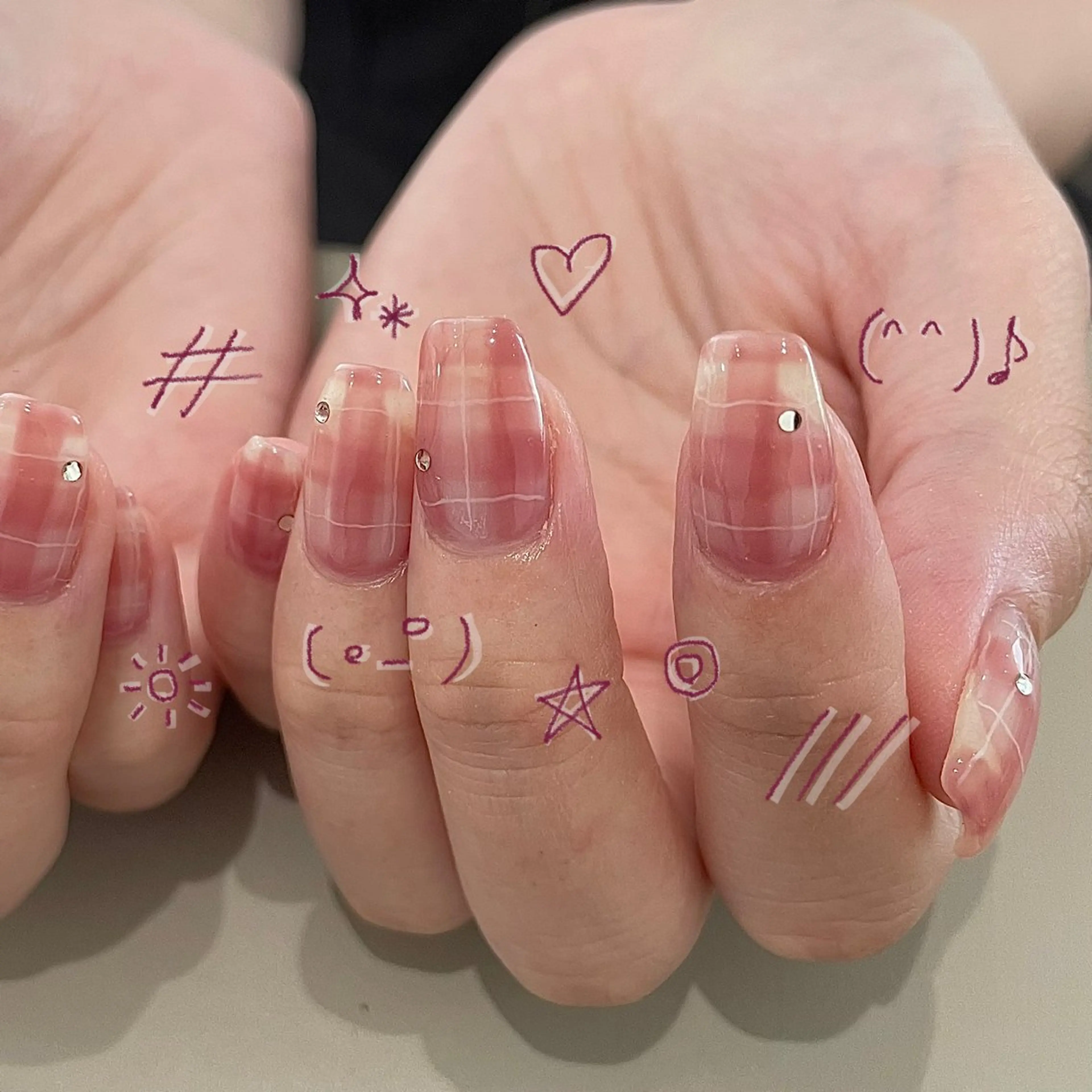 ネイル ハンドネイル Yarm As Etel.のネイルデザイン