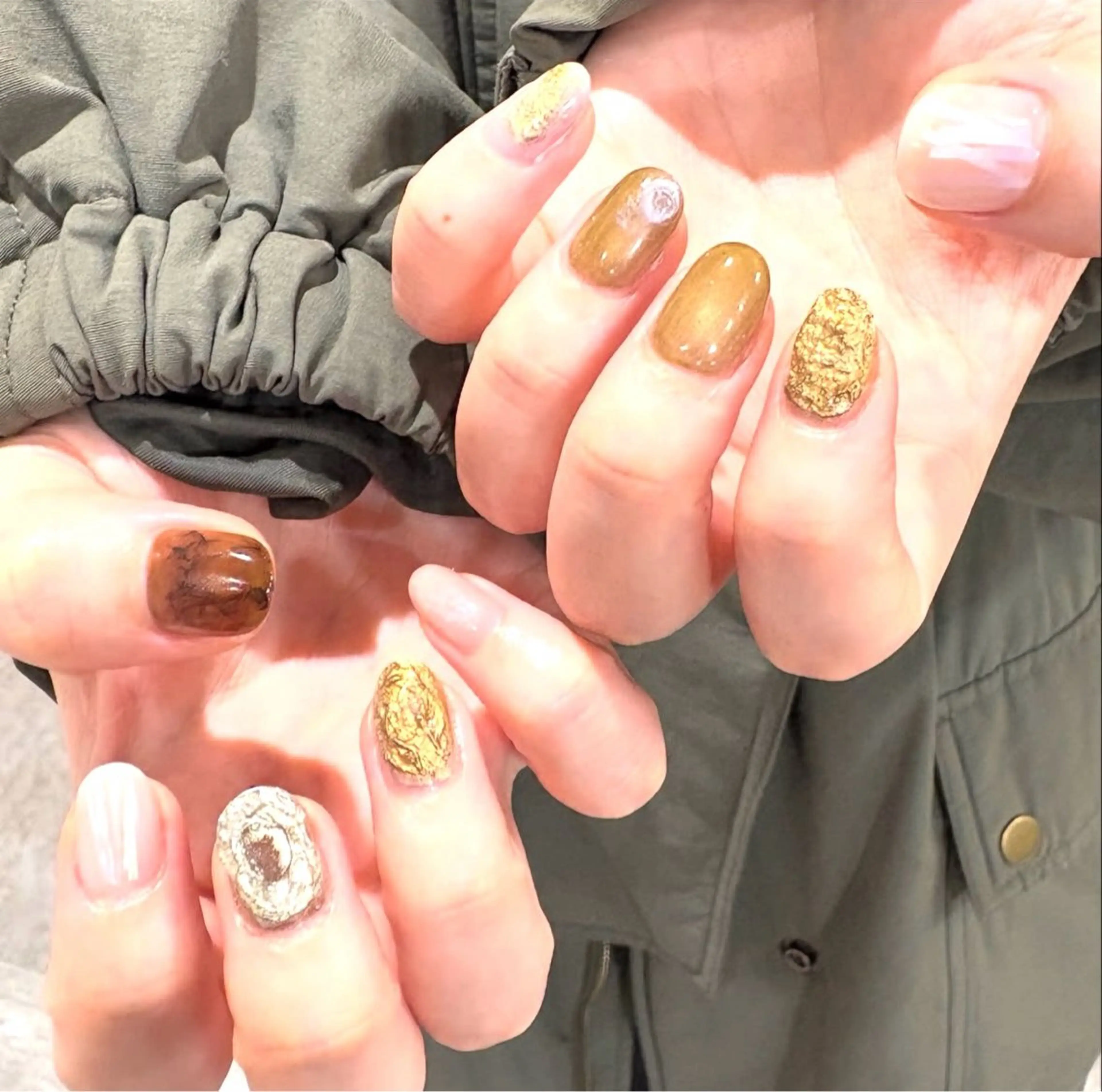 ネイル マグネットネイル ニュアンスネイル Rlash & r.nail BYα所属・r.nail BYa 菜央のネイルデザイン