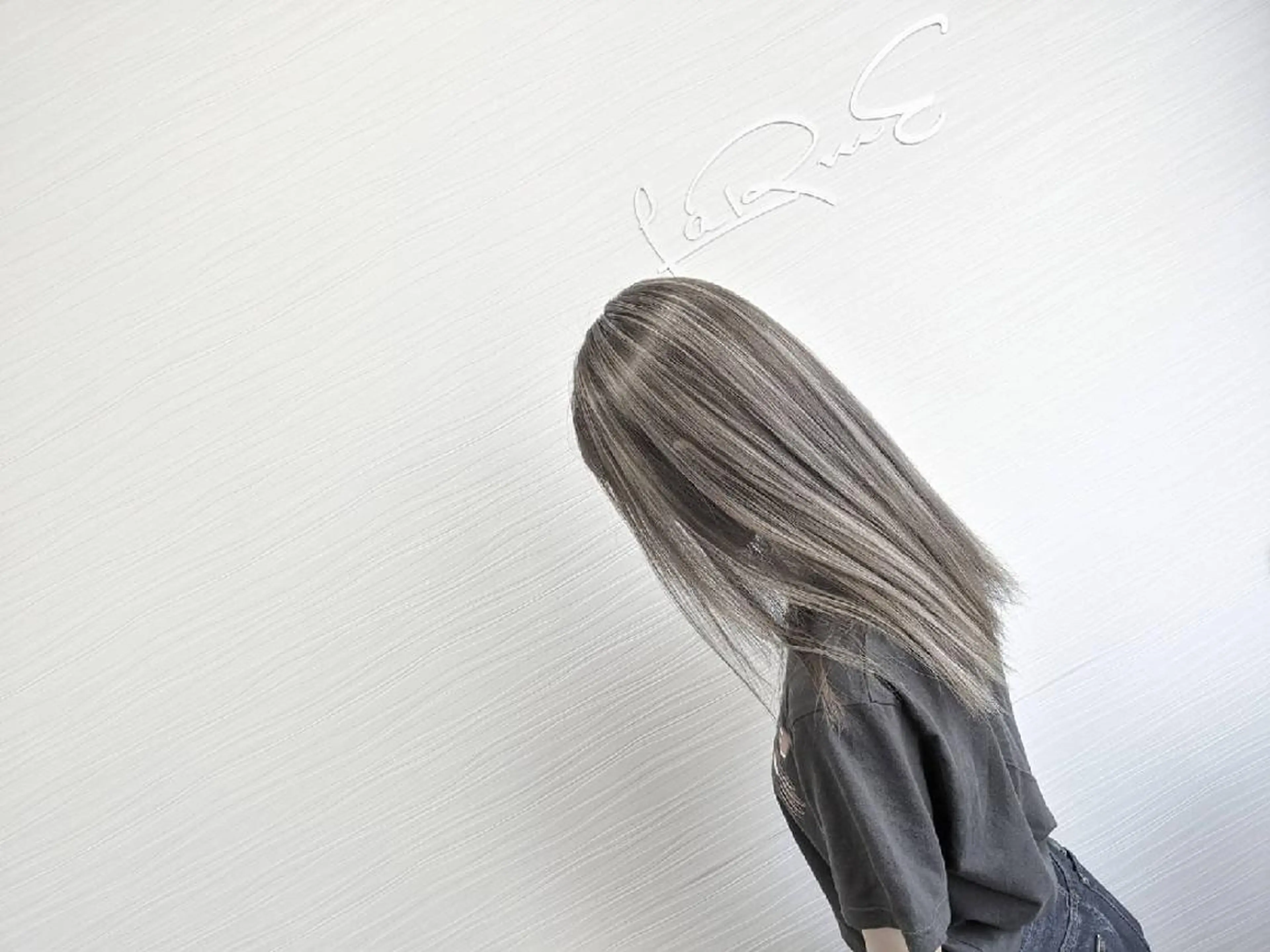 カラー セミロング ハイライトカラー ハイライト LaRmE 代表　HoHaRa.のヘアスタイル