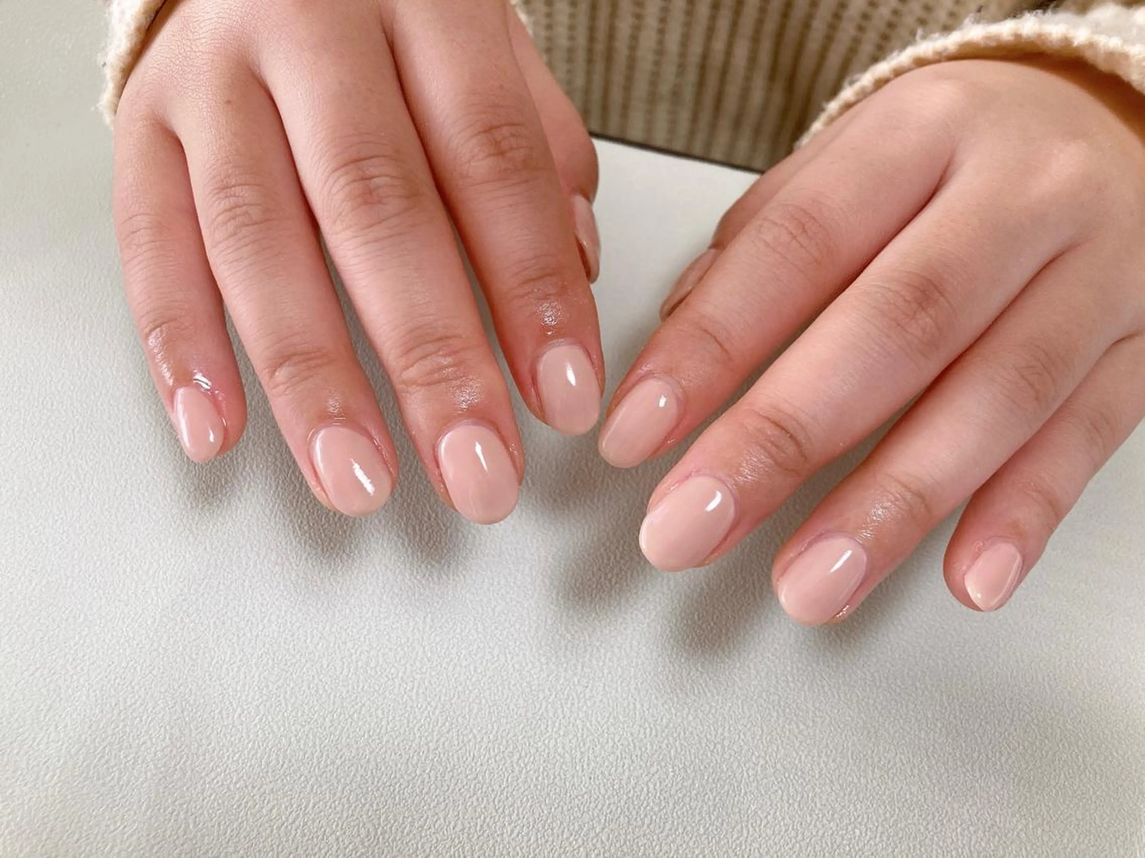 ネイル オフィスネイル ワンカラーネイル kikinail 溝の口のネイルデザイン