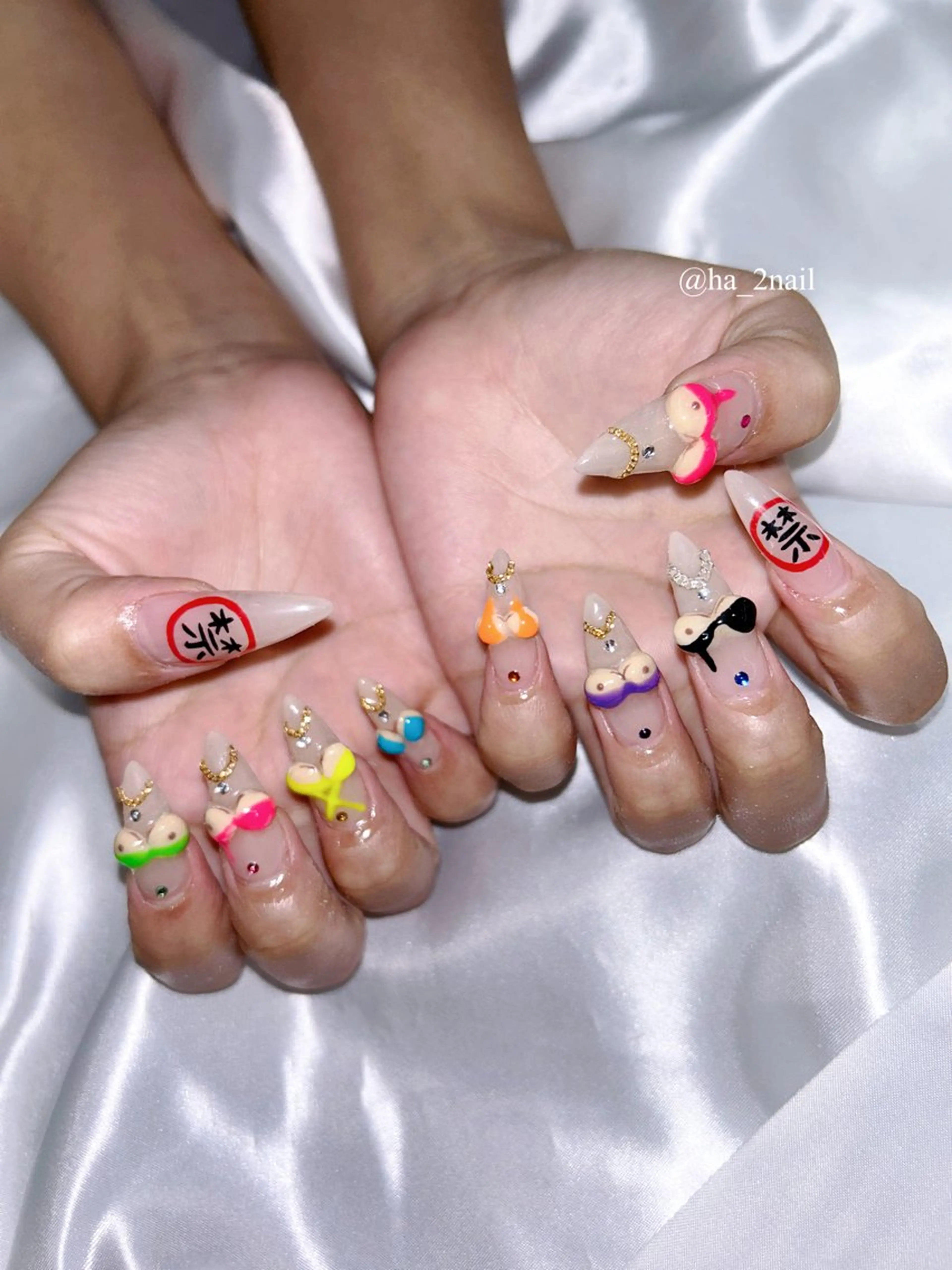 ネイル NAIL and EYELASH ALPHA.所属・ALPHA. 姫繇のネイルデザイン