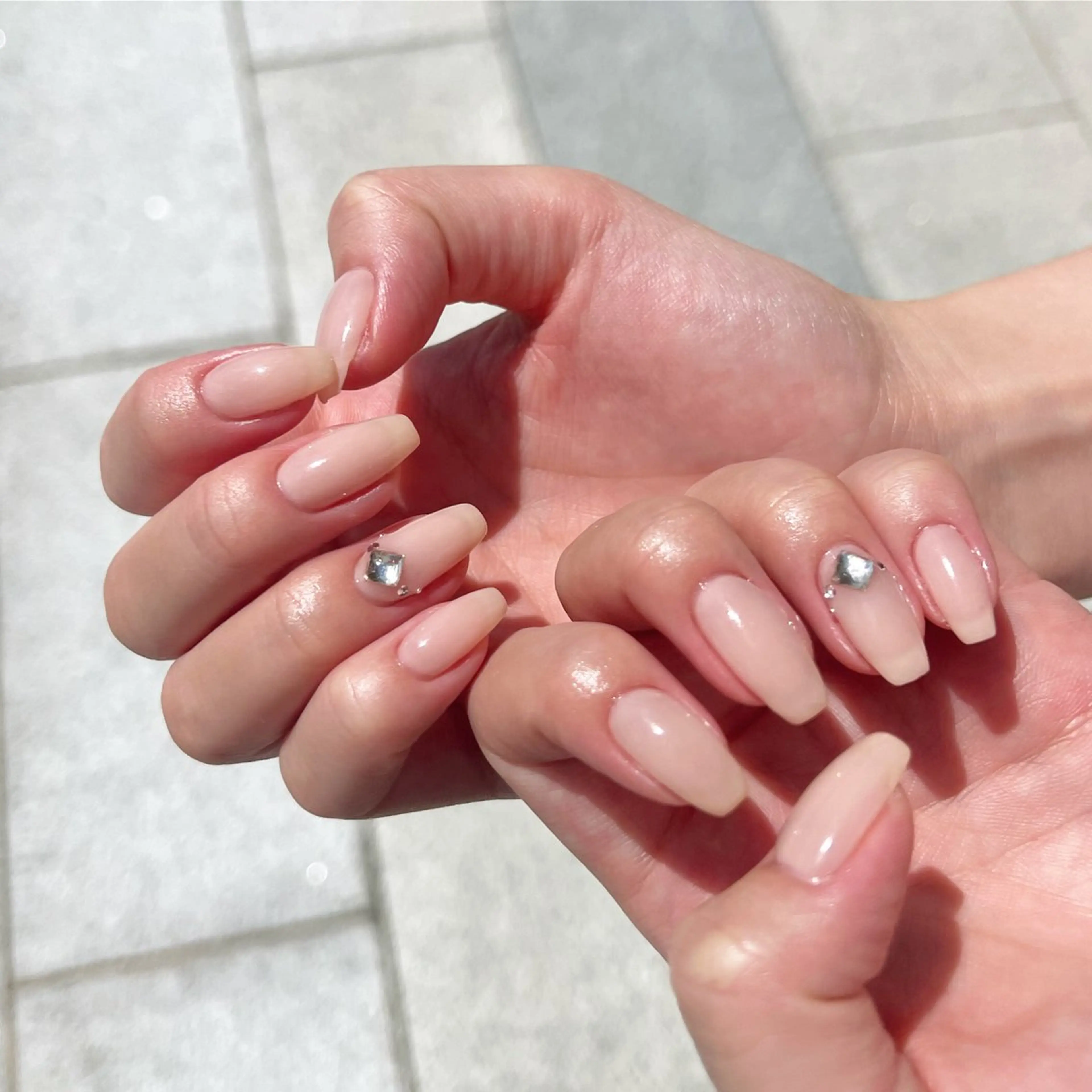 【冬限定】ワンカラーorラメグラデーション(ケア込み)【オフあり】の写真