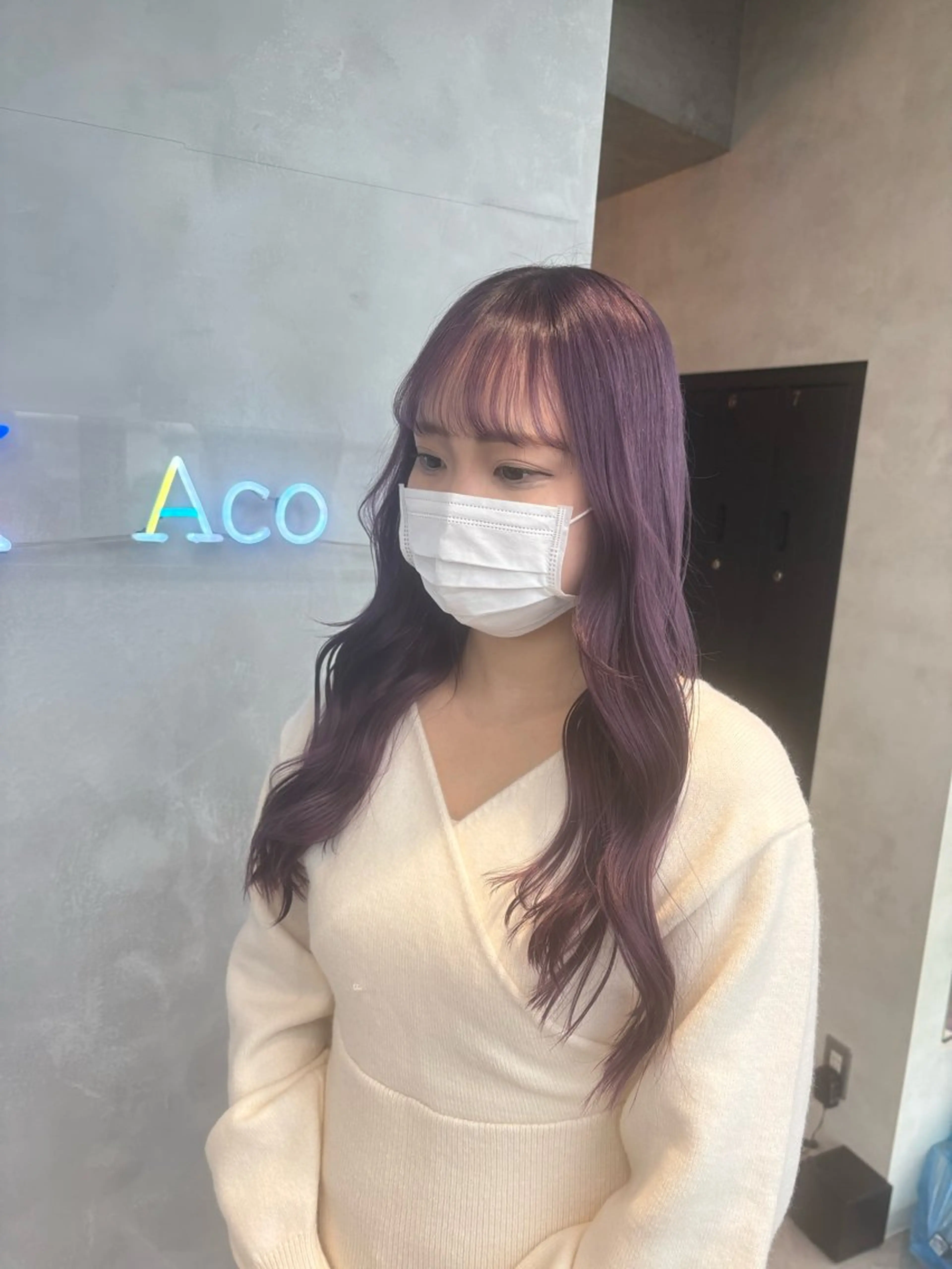 ロング カラー ヘアカラー 茅ヶ崎/ハイトーン/ Ramuのヘアスタイル