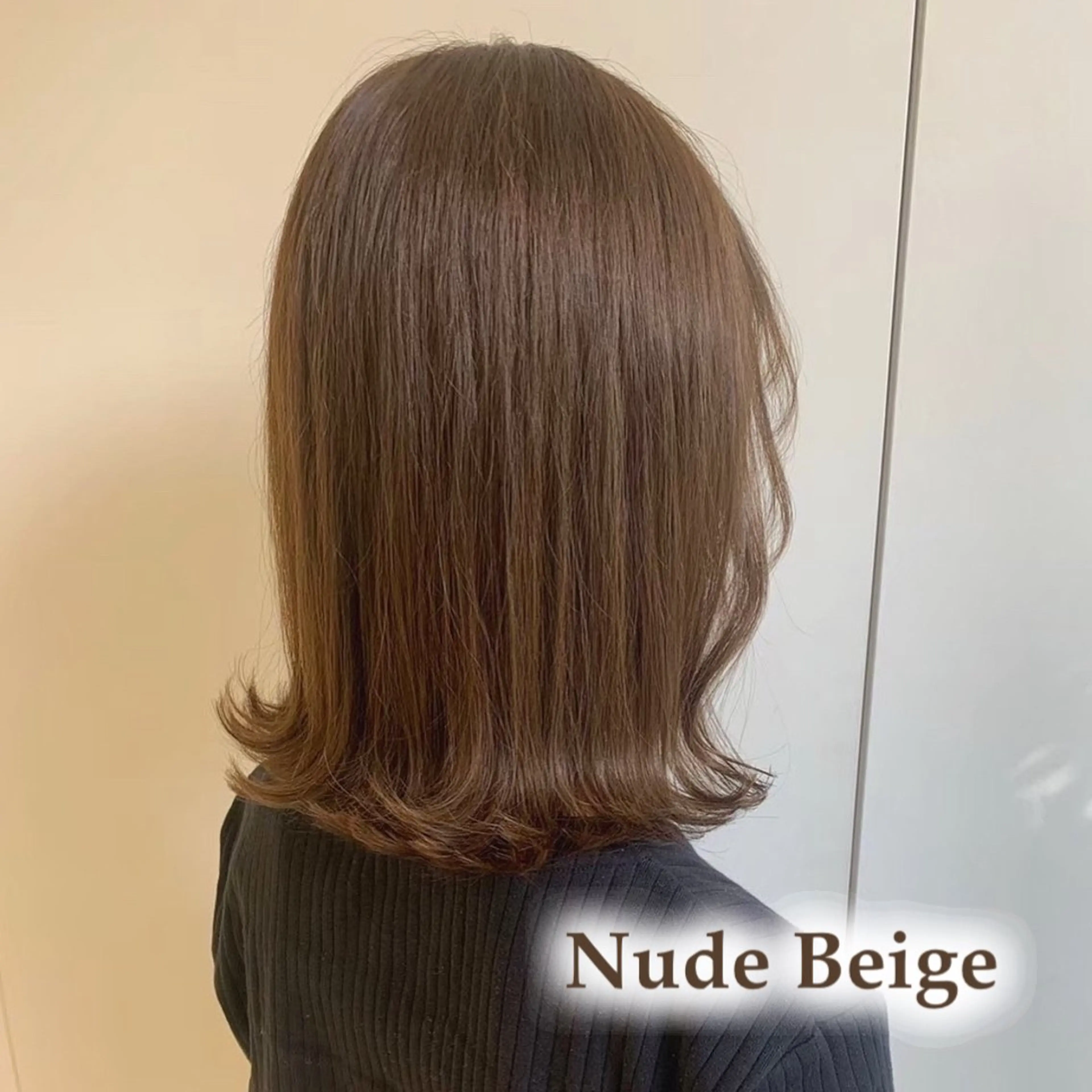 ミディアム カラー ベージュカラー ParveMix¦ 出石 菜々🥂のヘアスタイル
