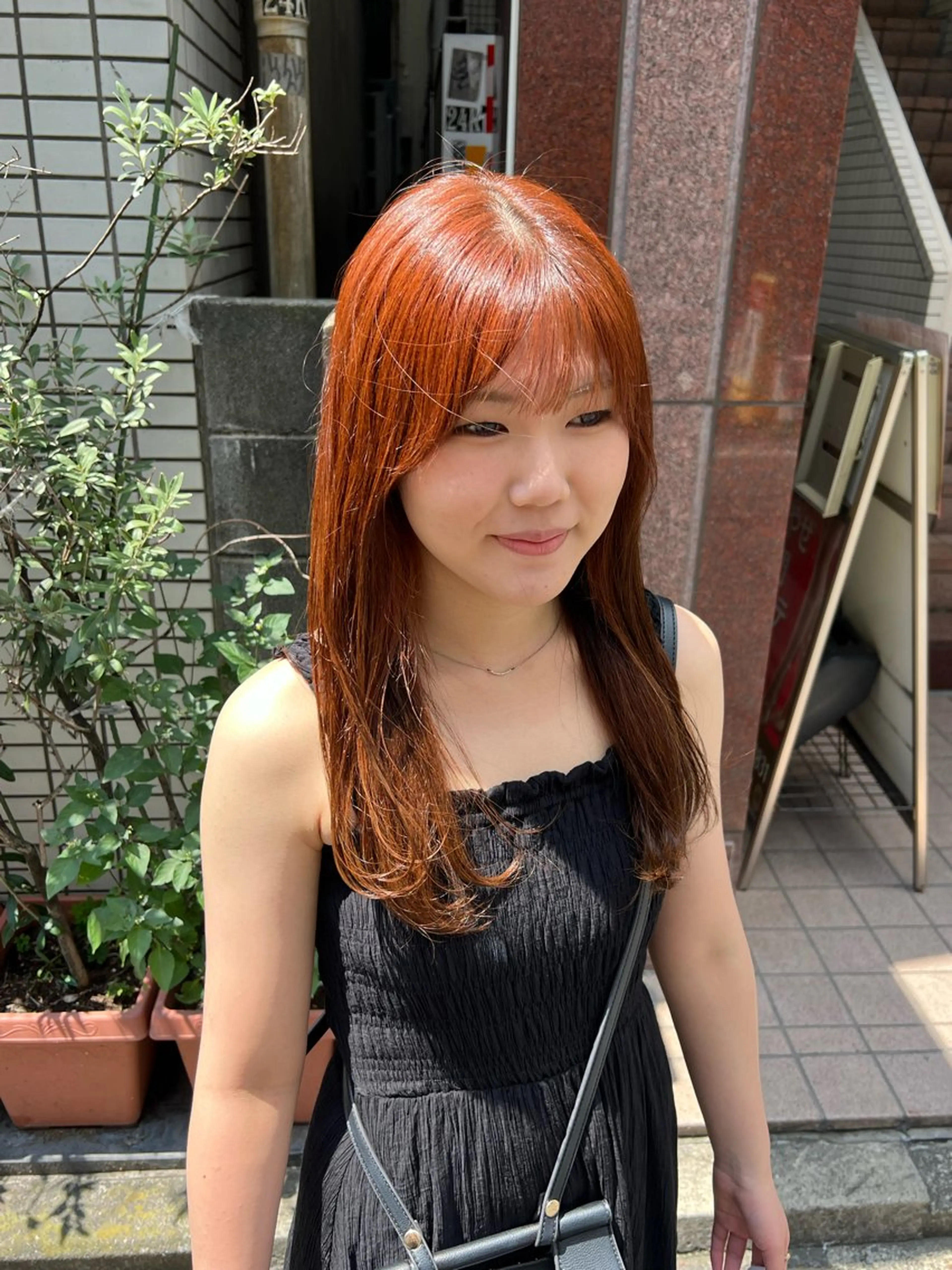 ロング カラー ベージュカラー オレンジ オレンジベージュ SALOWIN川崎WEST店所属・🌷川崎/ボブ/ アレンジ/コトネ🌷のその他イメージ