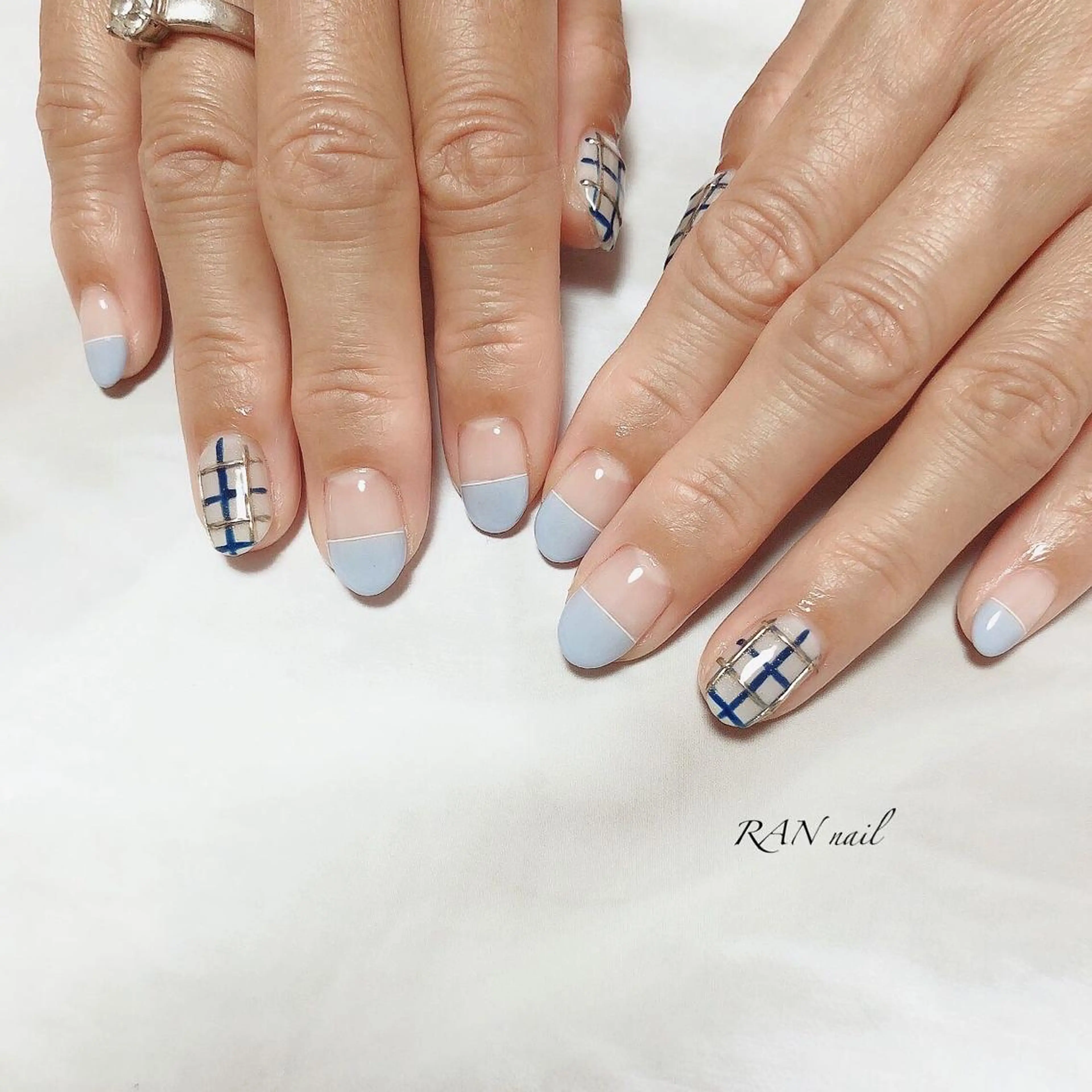 ネイル フットネイル フレンチネイル オフィスネイル シンプルネイル 春ネイル ハンドネイル フットネイル RAN nail 〜ランネイル〜所属・RAN nailのネイルデザイン