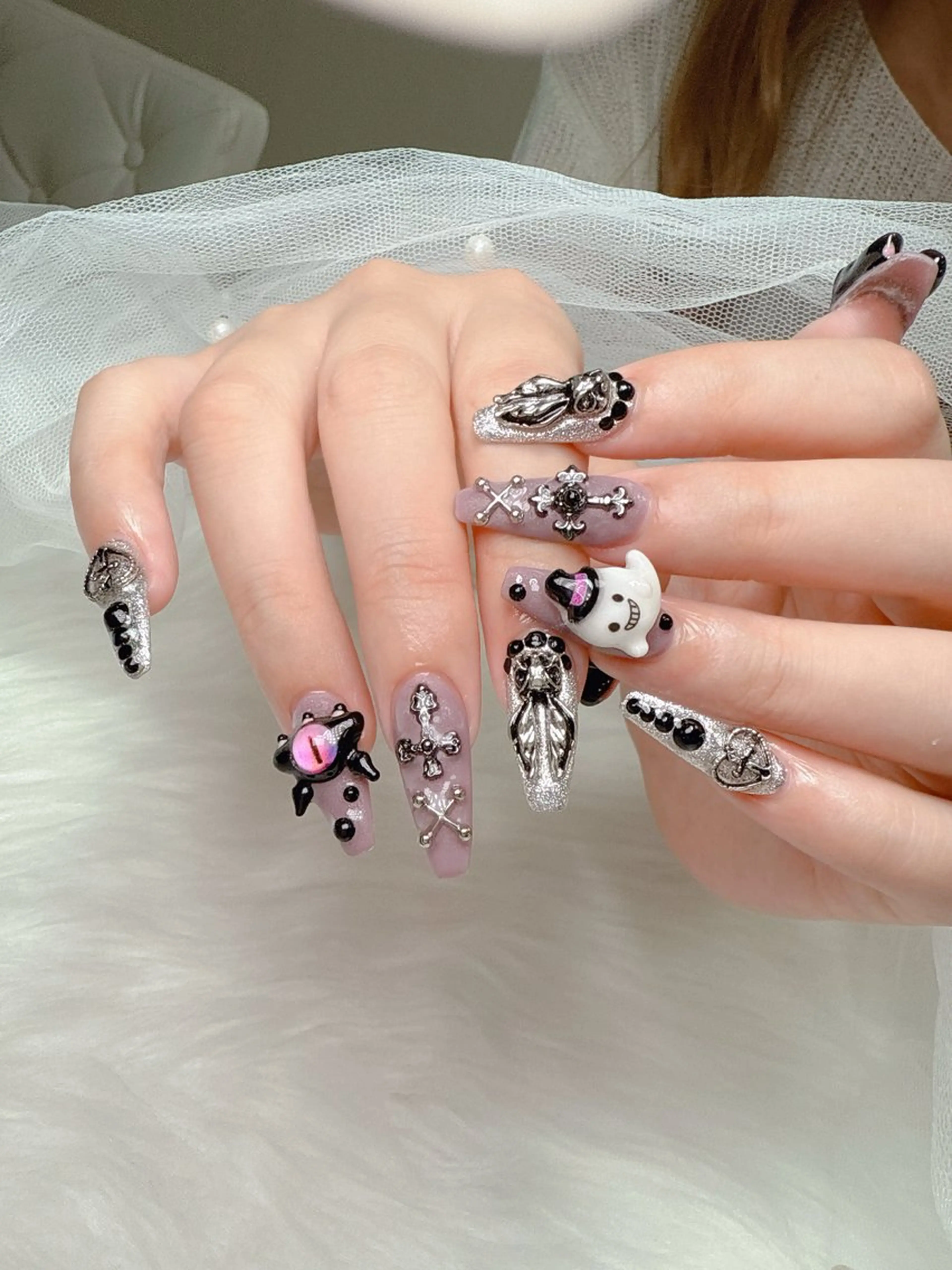 ネイル チークネイル 長さ出し フットネイル フレンチネイル ジェルネイル ハンドネイル Nami nail salon所属・Nami nail salonのネイルデザイン