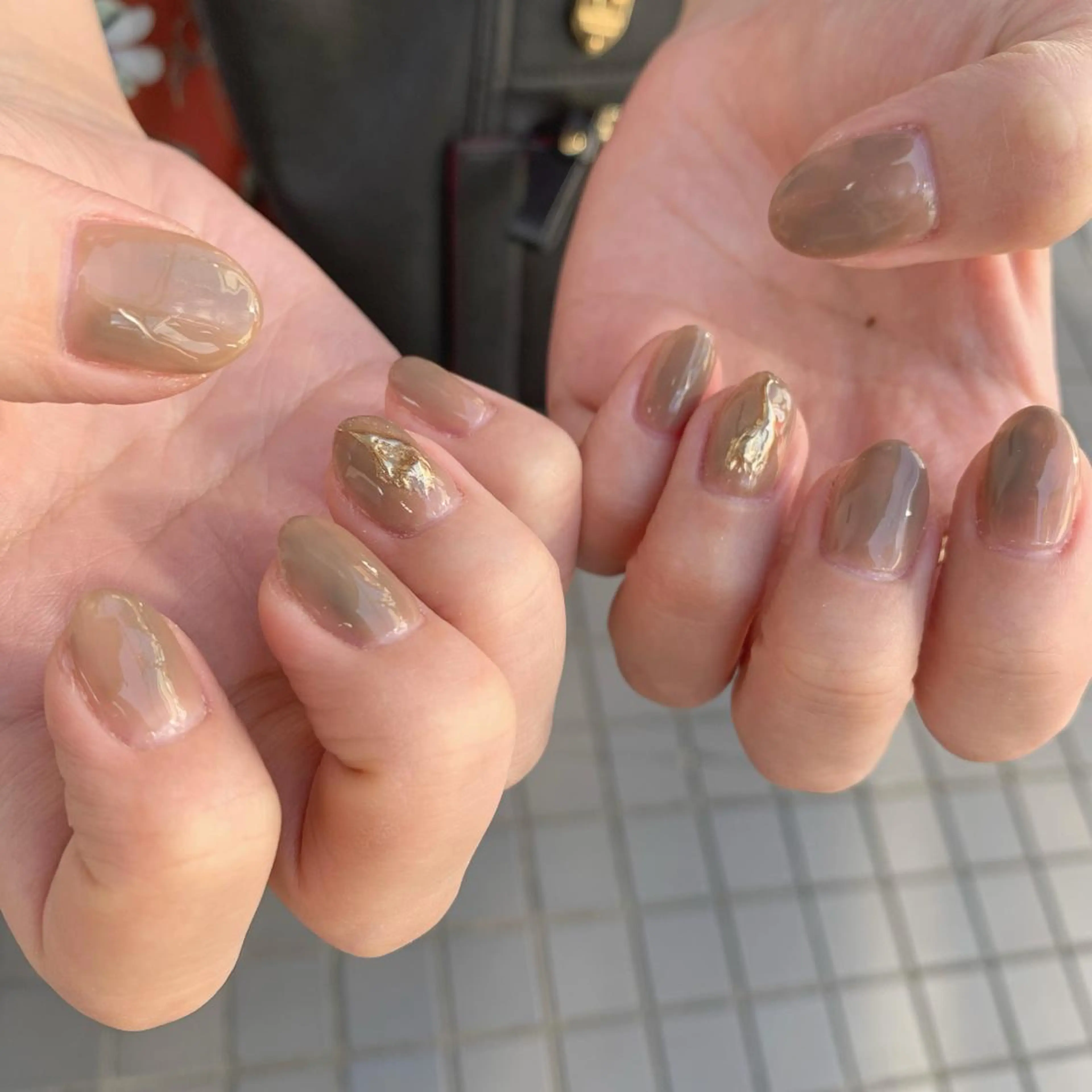 ネイル ミラーネイル ハンドネイル 野島 千夏のネイルデザイン