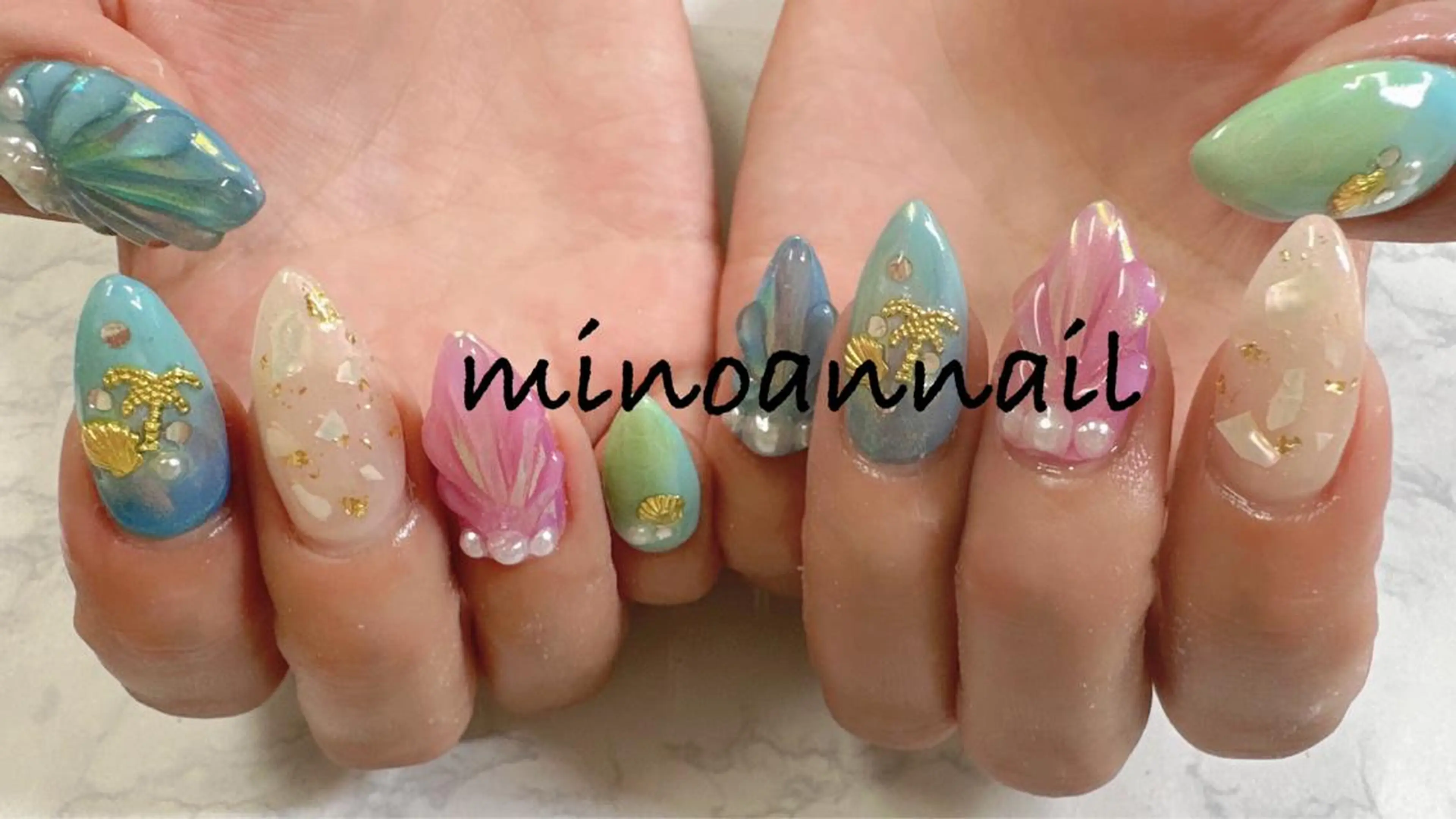 ネイル 美ノ庵ネイルサロン メトロポリタン前店のネイルデザイン