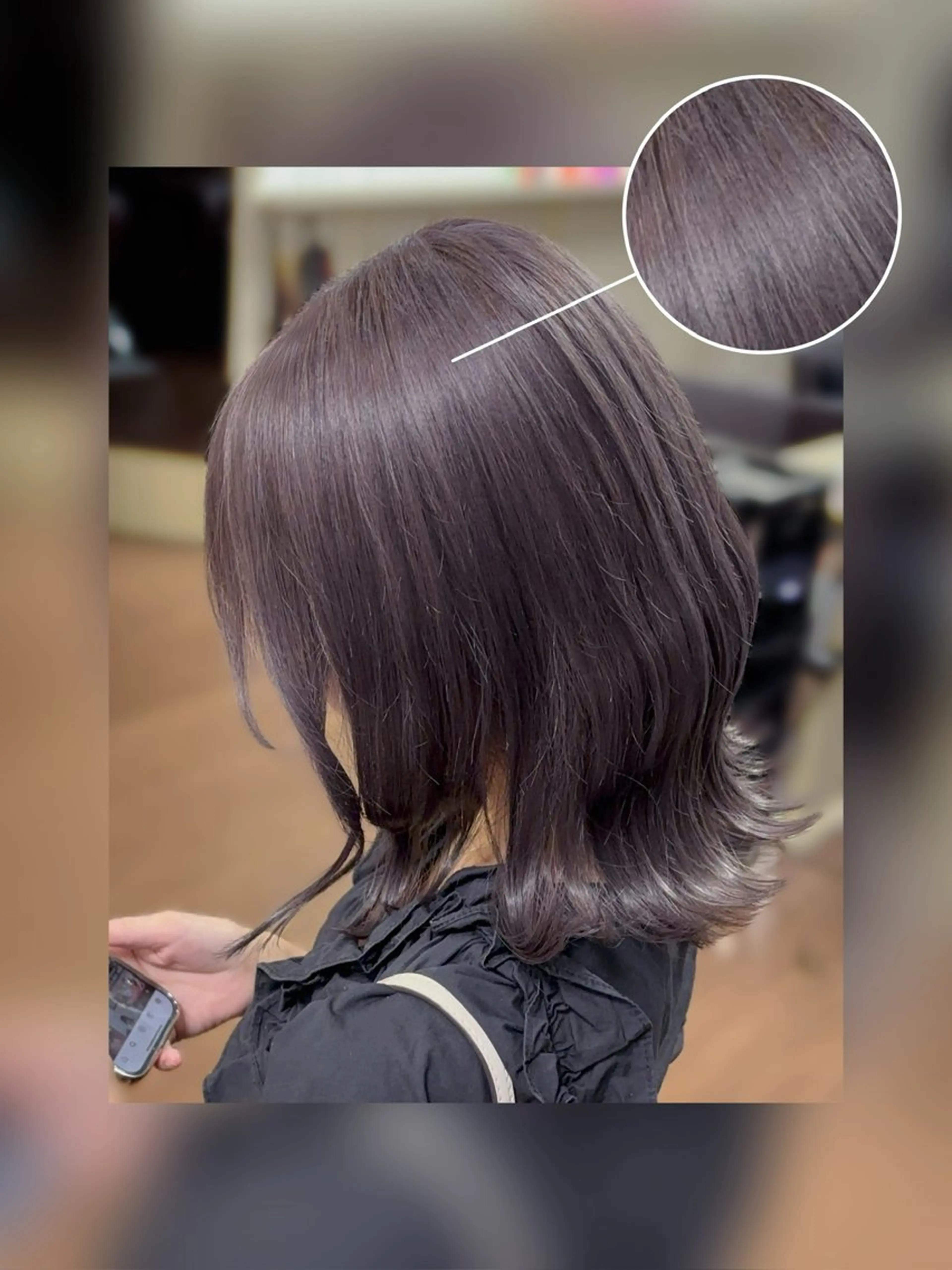 ミディアム ヘアカラー DOTE hair make【ドォート】所属・限界オタク美容師 💜Natsuki☁のヘアスタイル