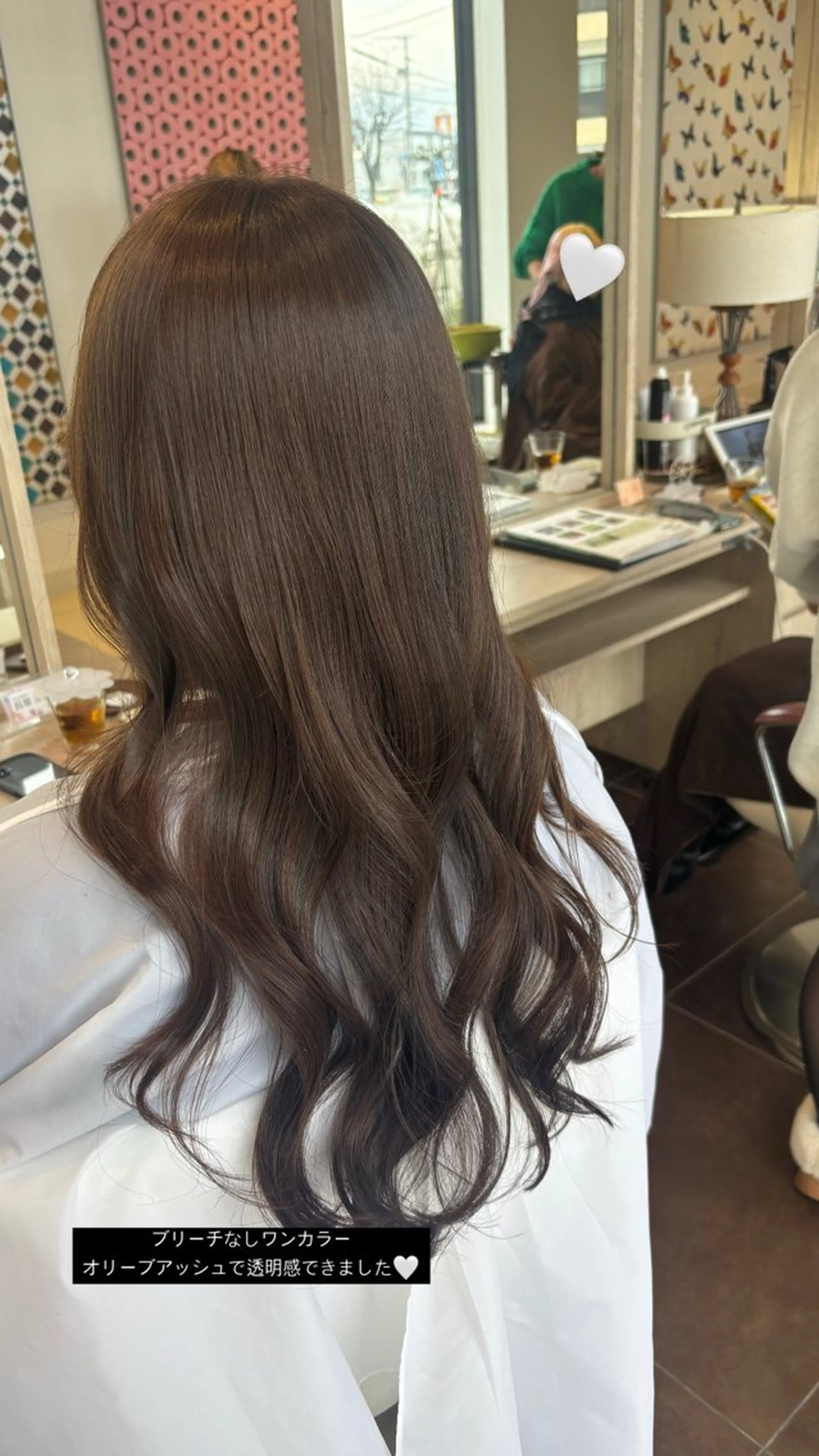 カラー アッシュ 黒髪 透明感カラー ヘアカラー 🌷艶髪カラー  / メイ🪄︎︎✨のヘアスタイル