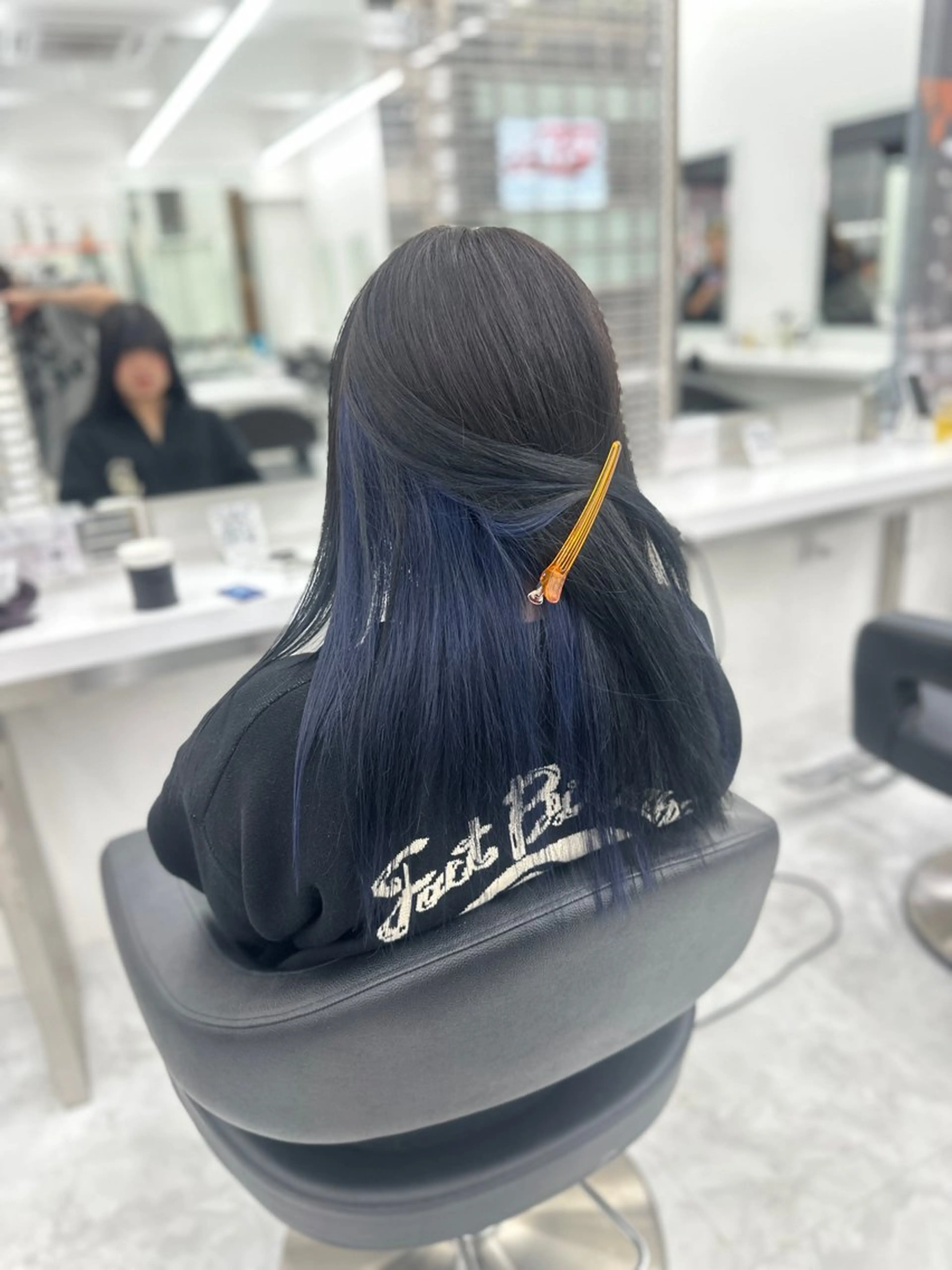 ロング カラー パーマ ヘアアレンジ メンズ キッズ ♥️韓国ヘア レイヤー♥️ゆりのヘアスタイル