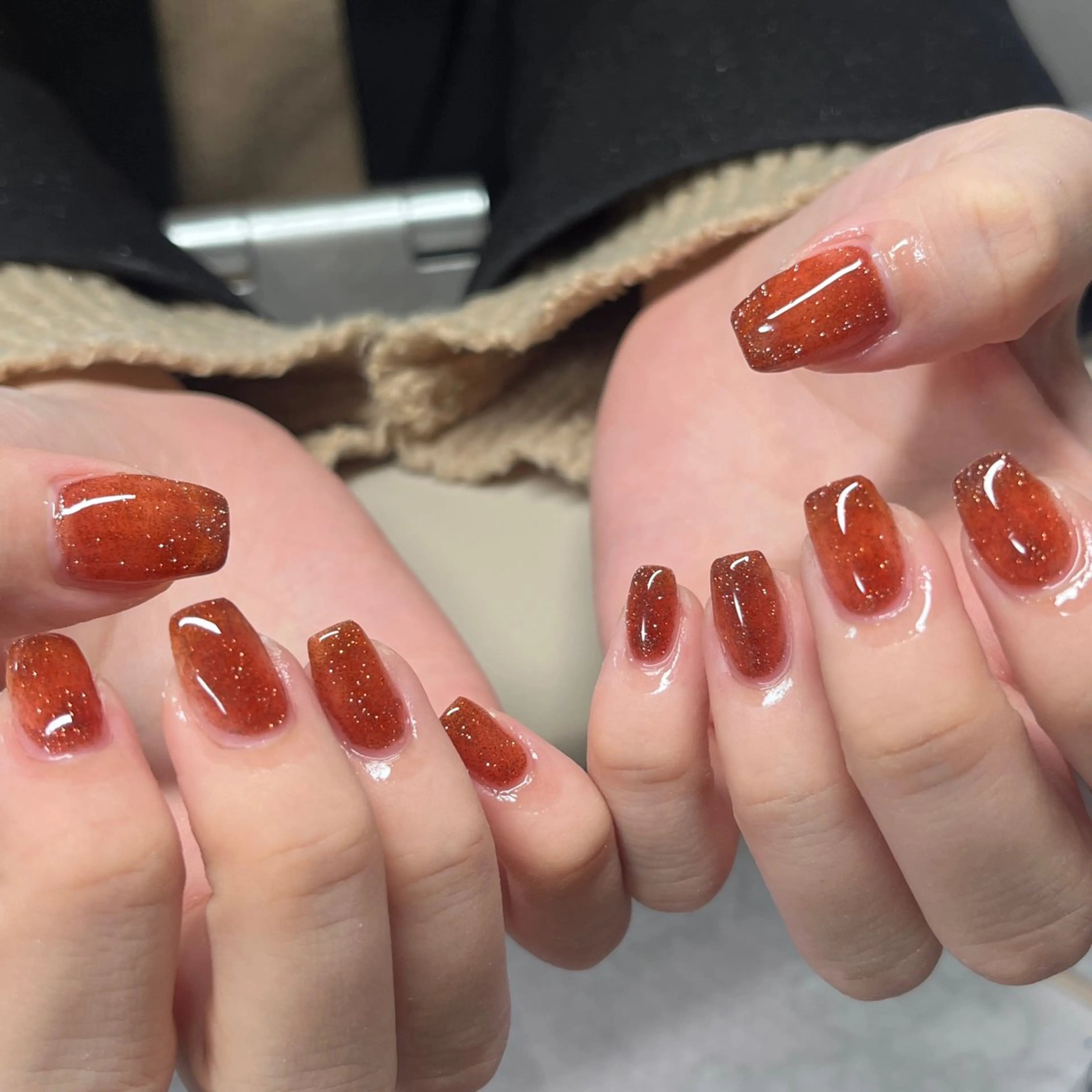 ネイル アートネイル ジェルネイル 韓国ネイル 持ち込み スカルプネイル ハンドネイル はなネイル所属・R_nail xixiのネイルデザイン