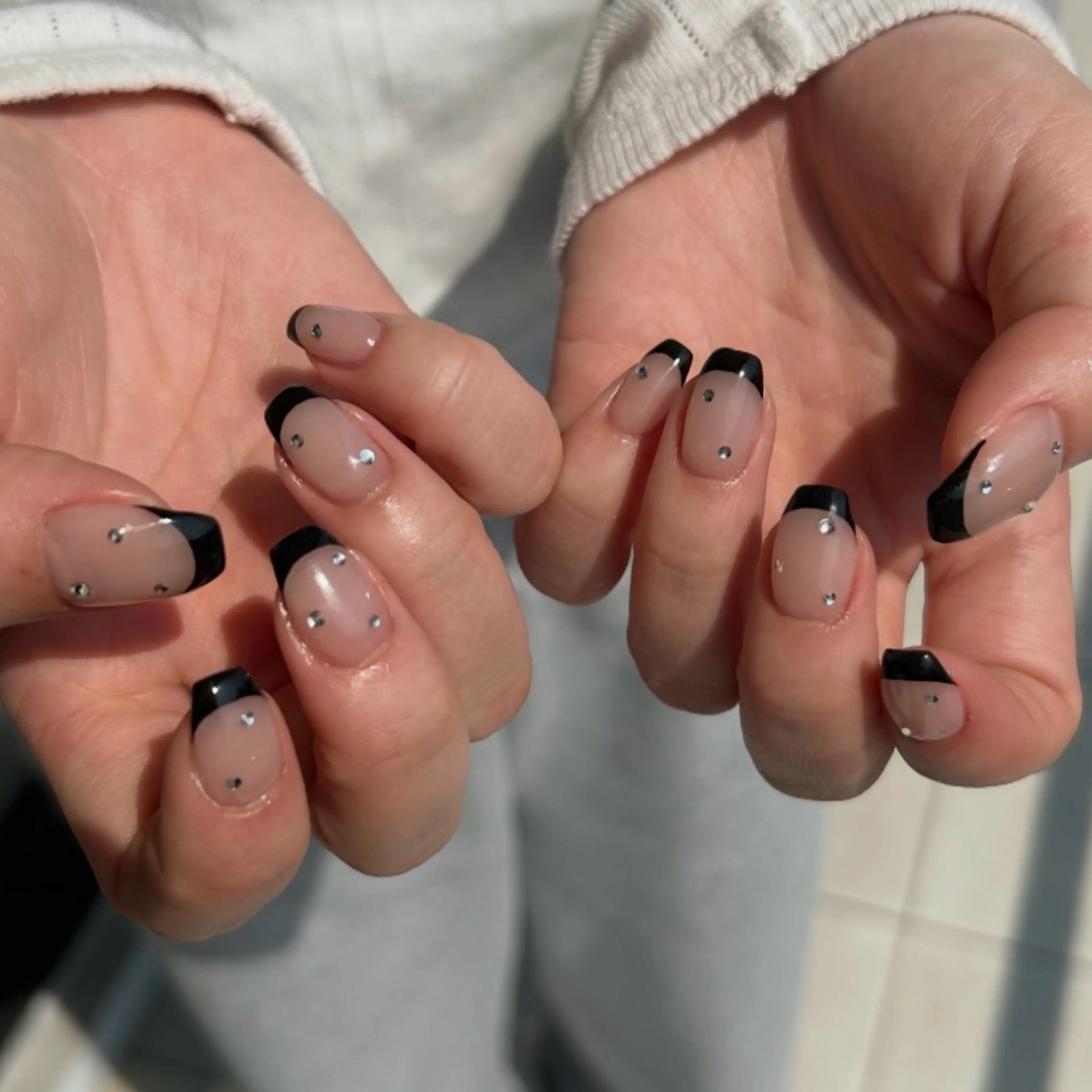 ネイル フレンチネイル Allure 小山店 結咲(ゆいさ)のネイルデザイン