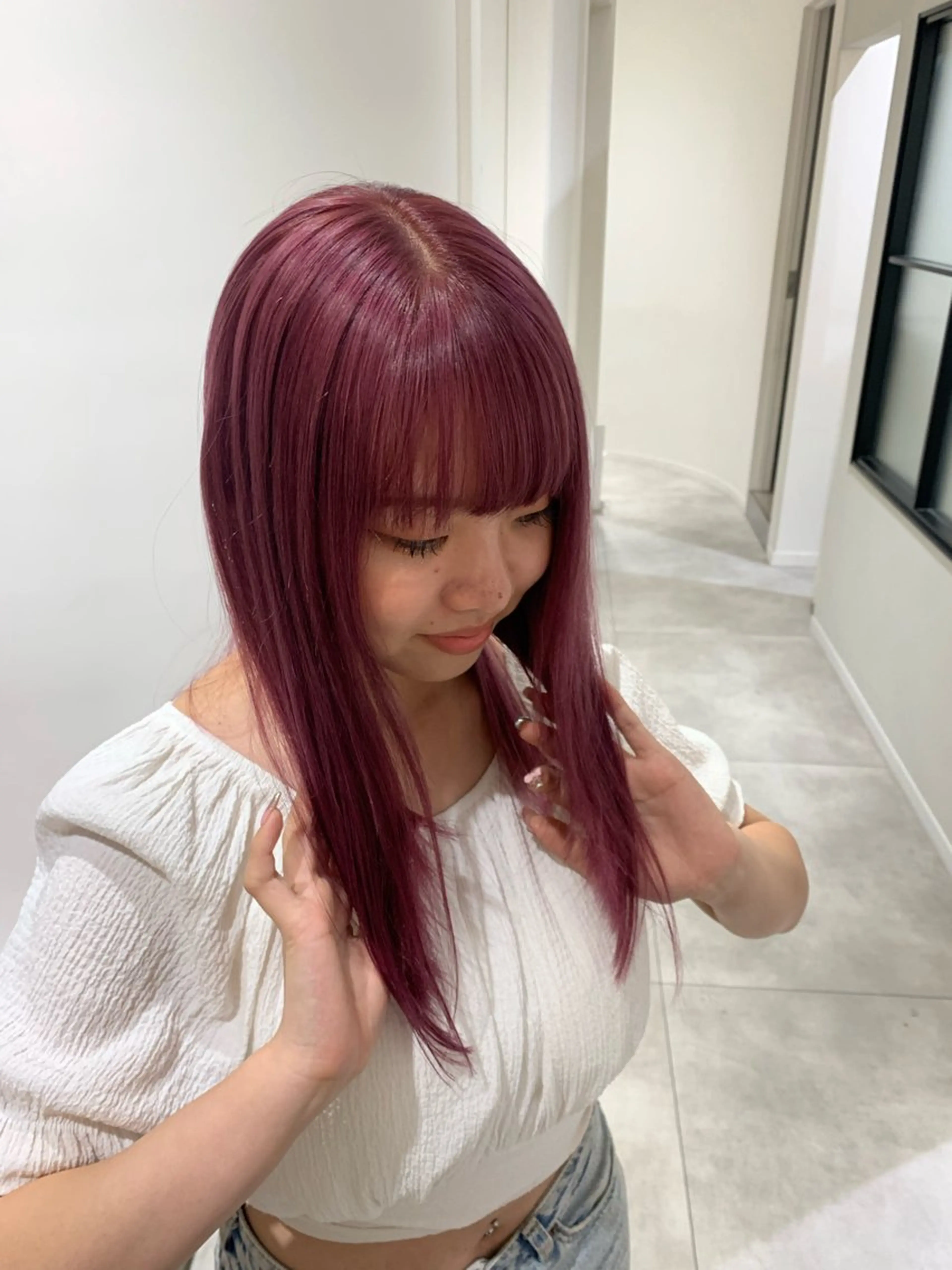 ロング カラー MASHUAtoro所属・梅田美容室／ ときのヘアスタイル