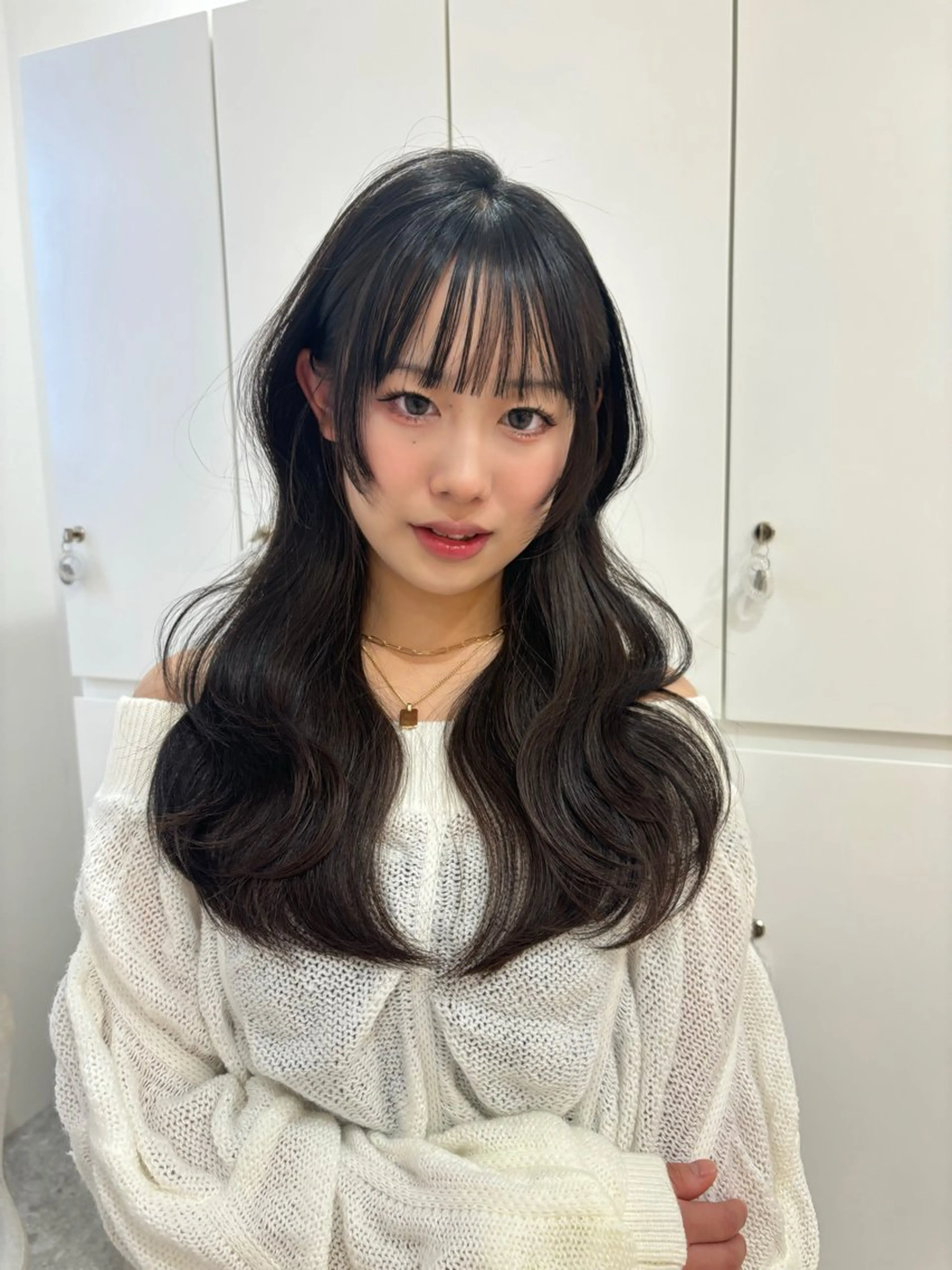 ロング MOMOHA/ 🍑レイヤーカットのヘアスタイル