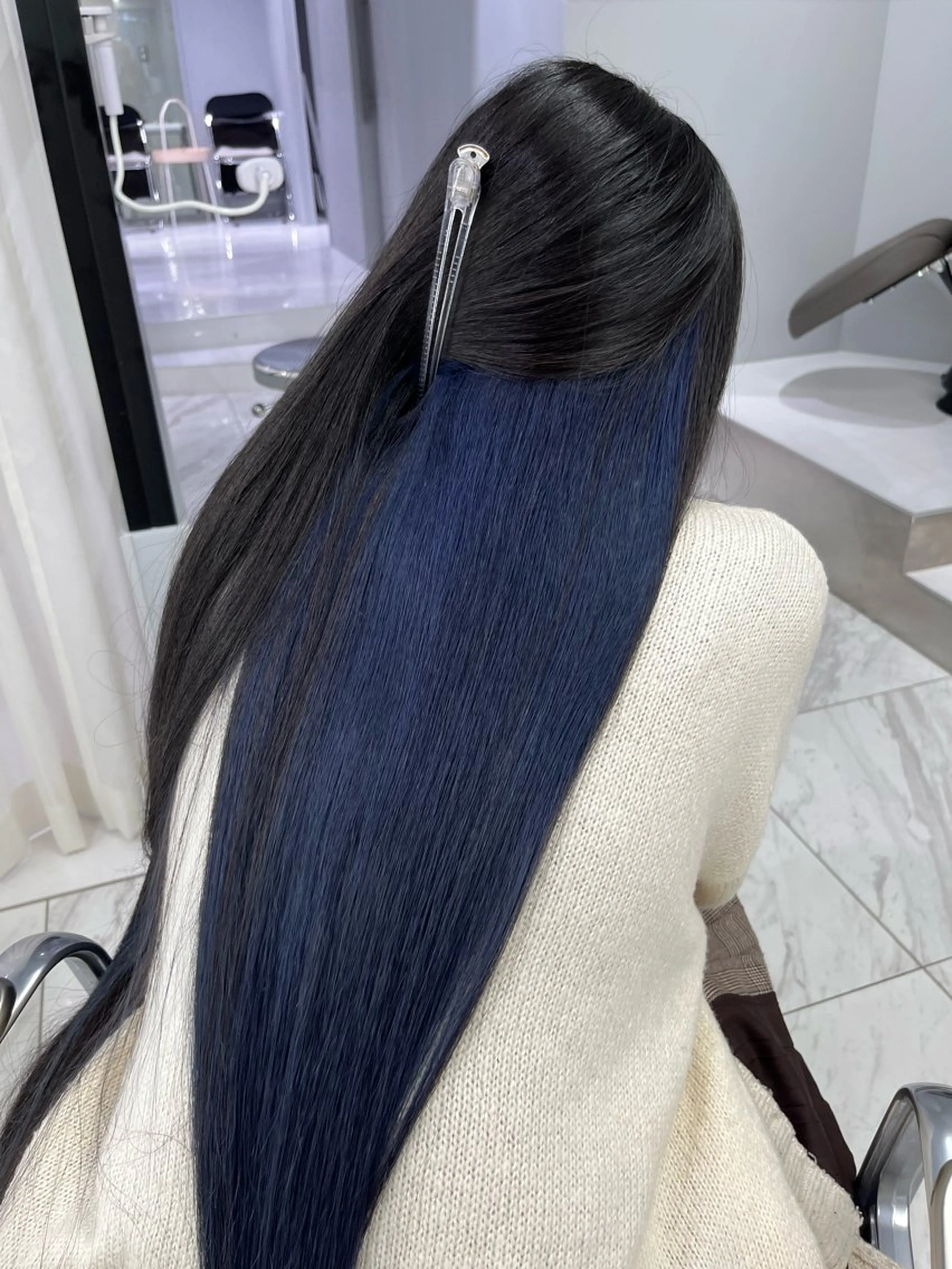 ロング カラー 透明感ミルクティー✨ 西澤 ジュンヤのヘアスタイル