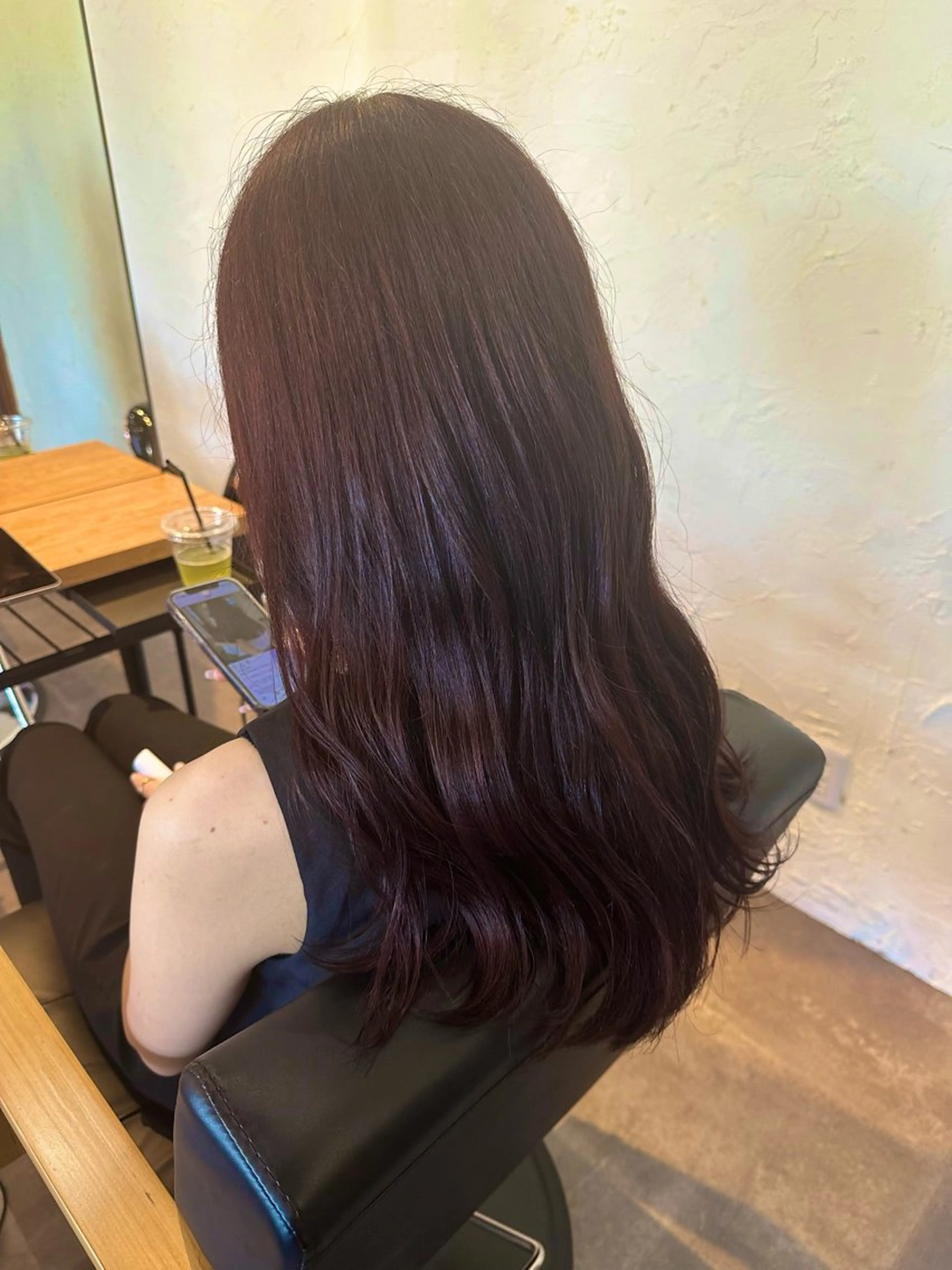 ロング カラー 𝑭𝒖𝒌𝒂🩶 モテ髪×透明感カラーのヘアスタイル