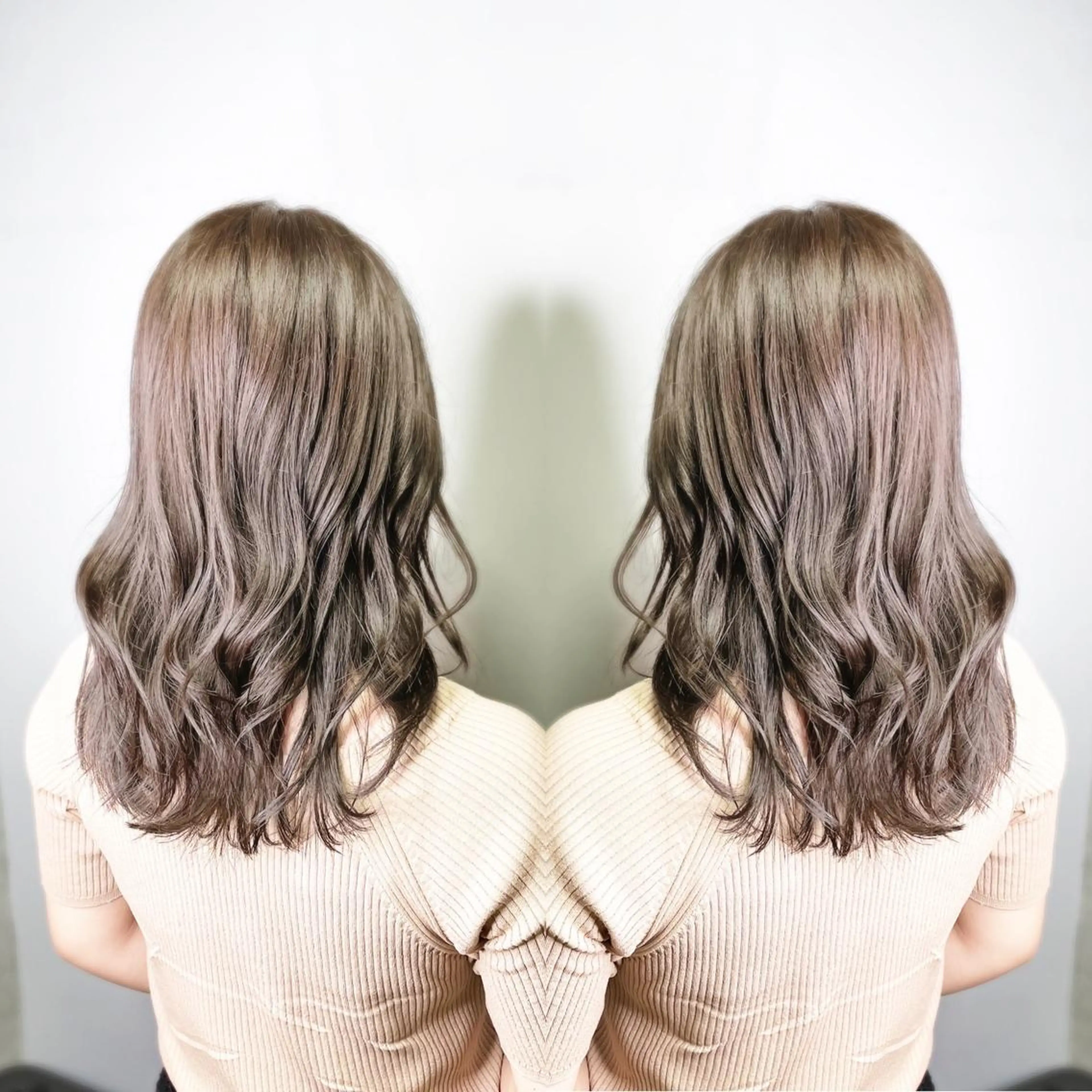 セミロング カラー 🦋韓国系指名No1 店長/圓山 祐也🦋のヘアスタイル