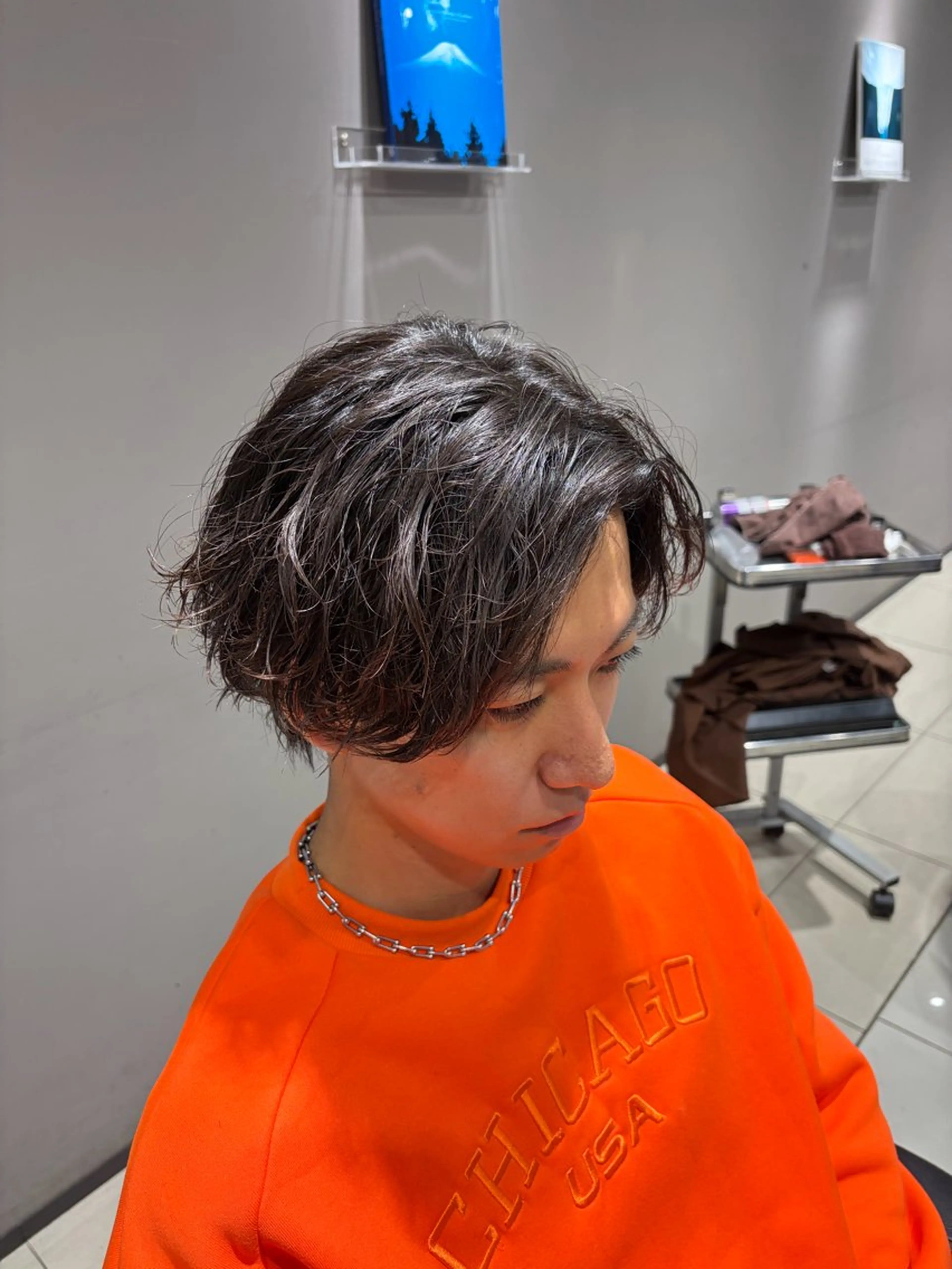 パーマ メンズ メンズパーマ 縮毛矯正 関内/メンズパーマ/ 男性専門/菊池蒼大のヘアスタイル