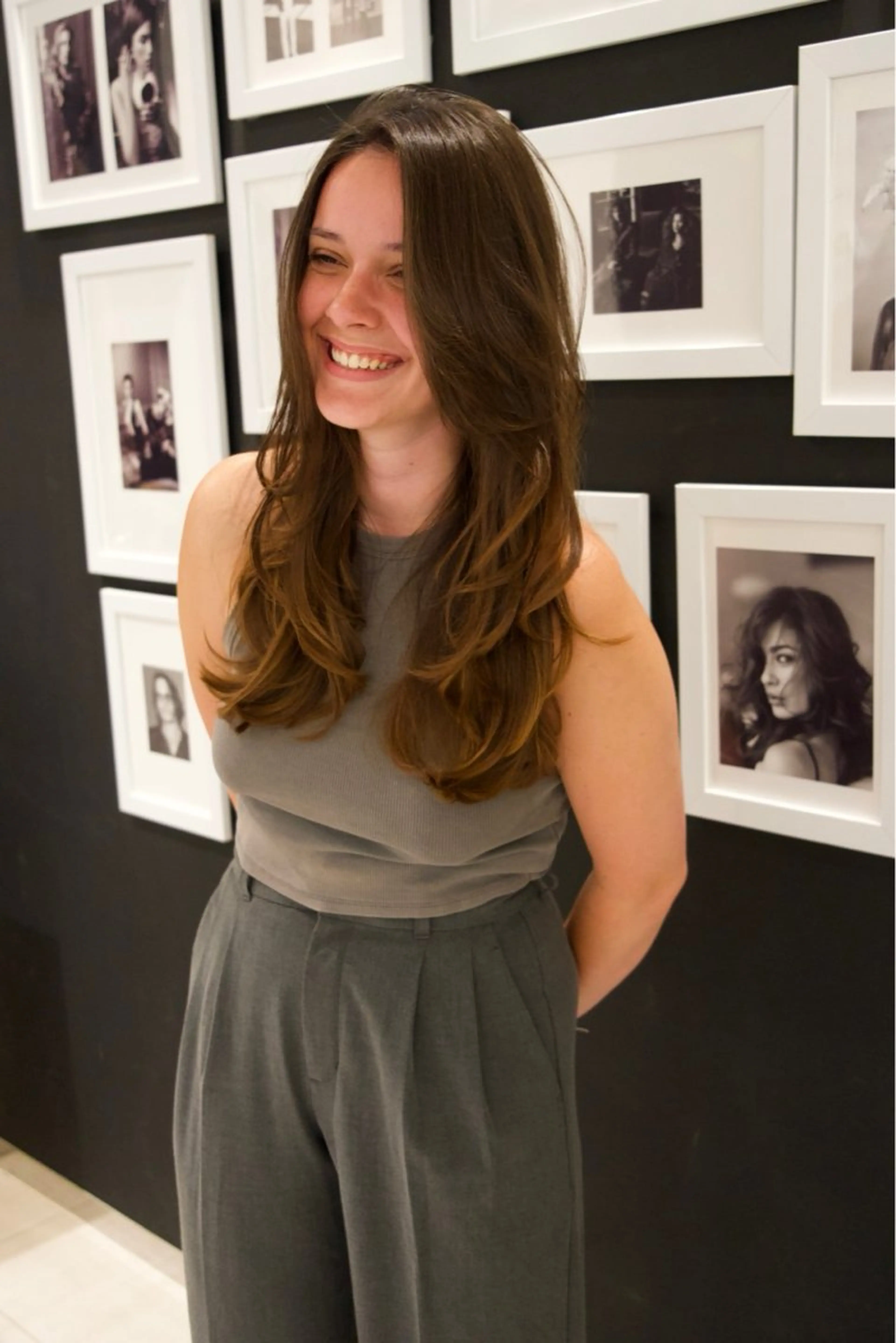 カラー WARREN  TRICOMI NEWYORK所属・リ パのヘアスタイル