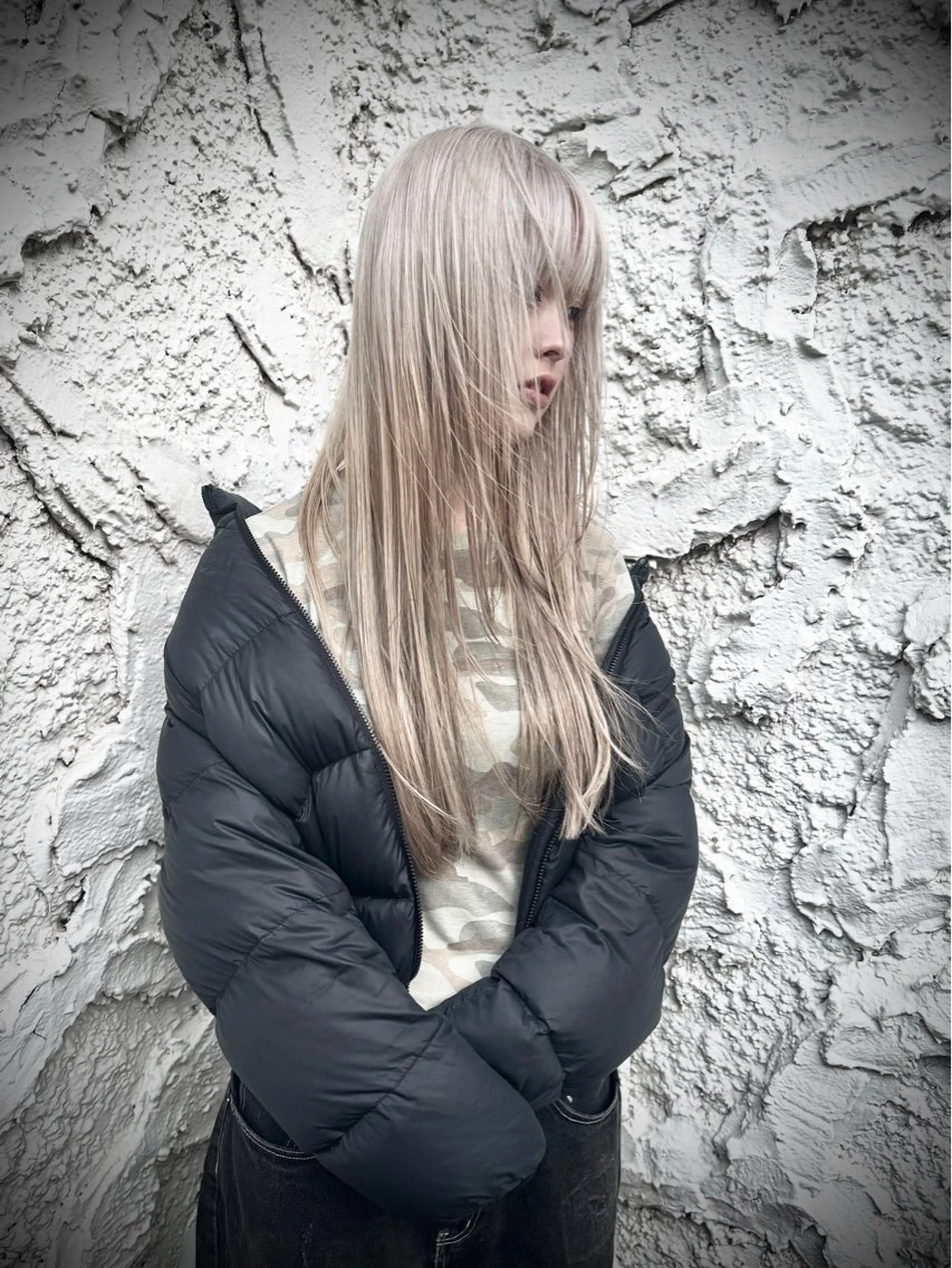 ロング カラー カット ヘアカラー トリートメント デザインカラー⭐︎★ 🐆hyo🐆のヘアスタイル