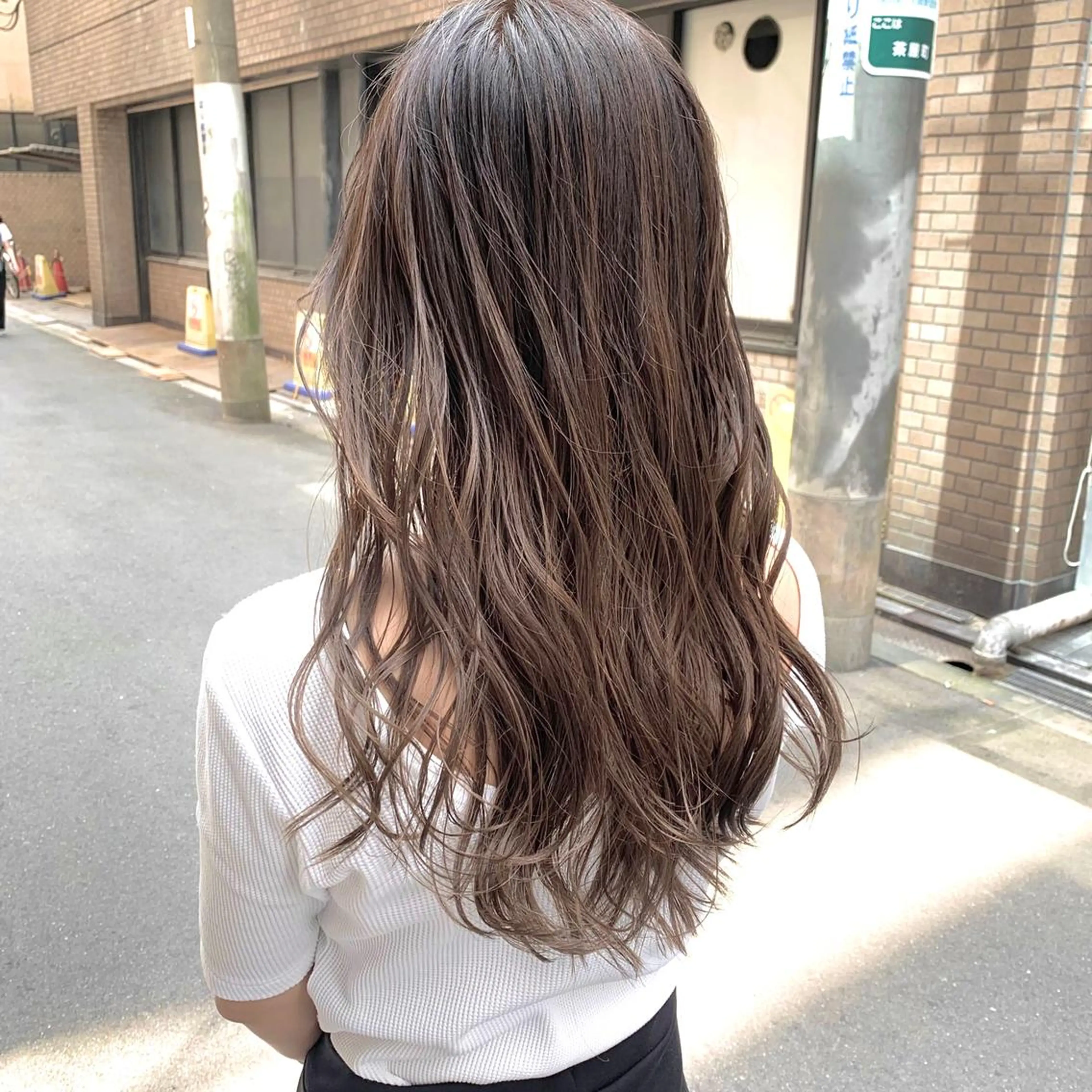 ロング カラー グラデーションカラー 酸性ストレート/ブリ ーチなし/中村 匠のヘアスタイル