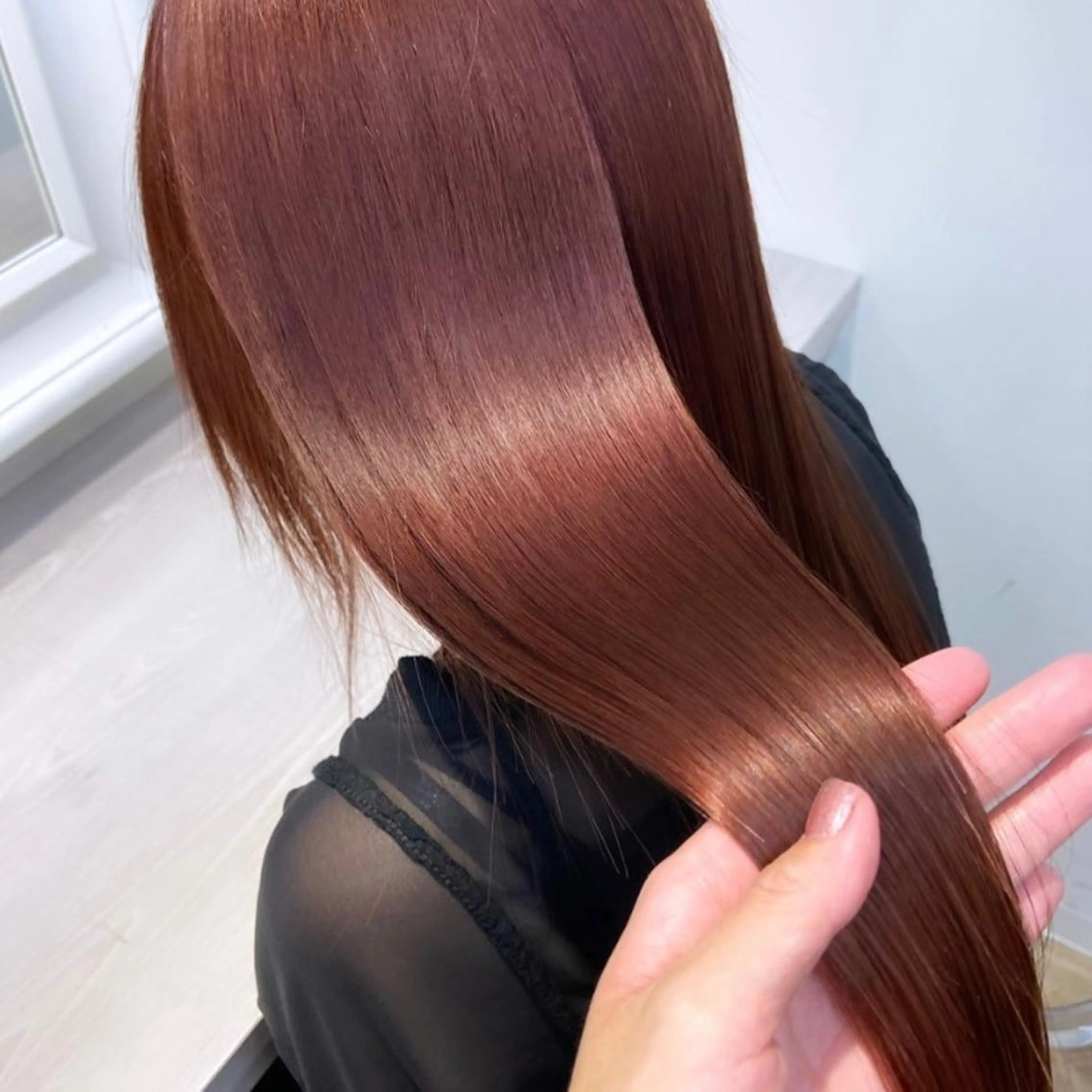 ロング カラー ベージュカラー ブリーチ ケアブリーチ 透明感カラー ダブルカラー mai 🎀 / 梅田美容室のヘアスタイル