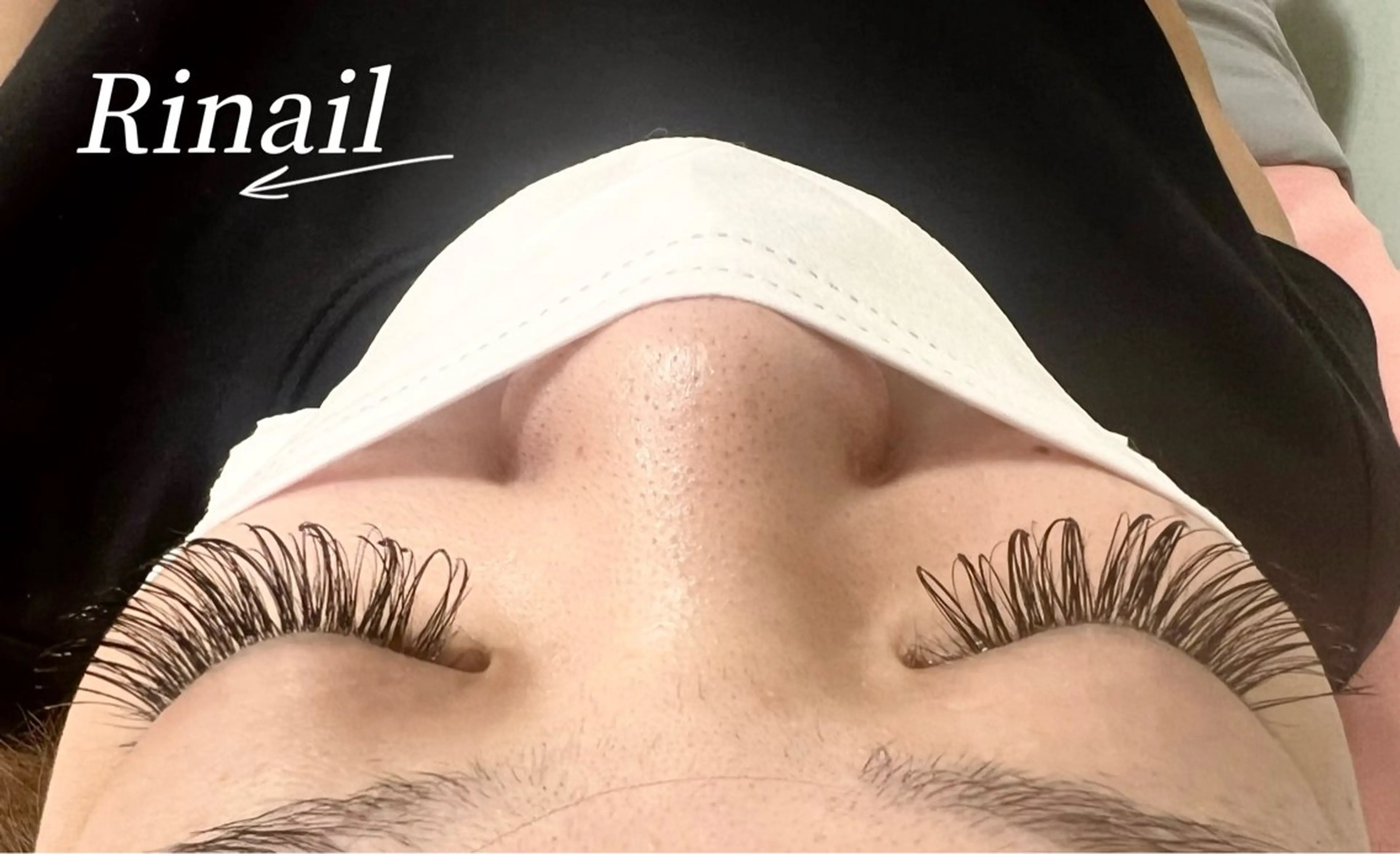 マツエク・マツパ バインドロック フラットラッシュ ナチュラル パリジェンヌラッシュリフト まつげパーマ YK Rinのネイルデザイン